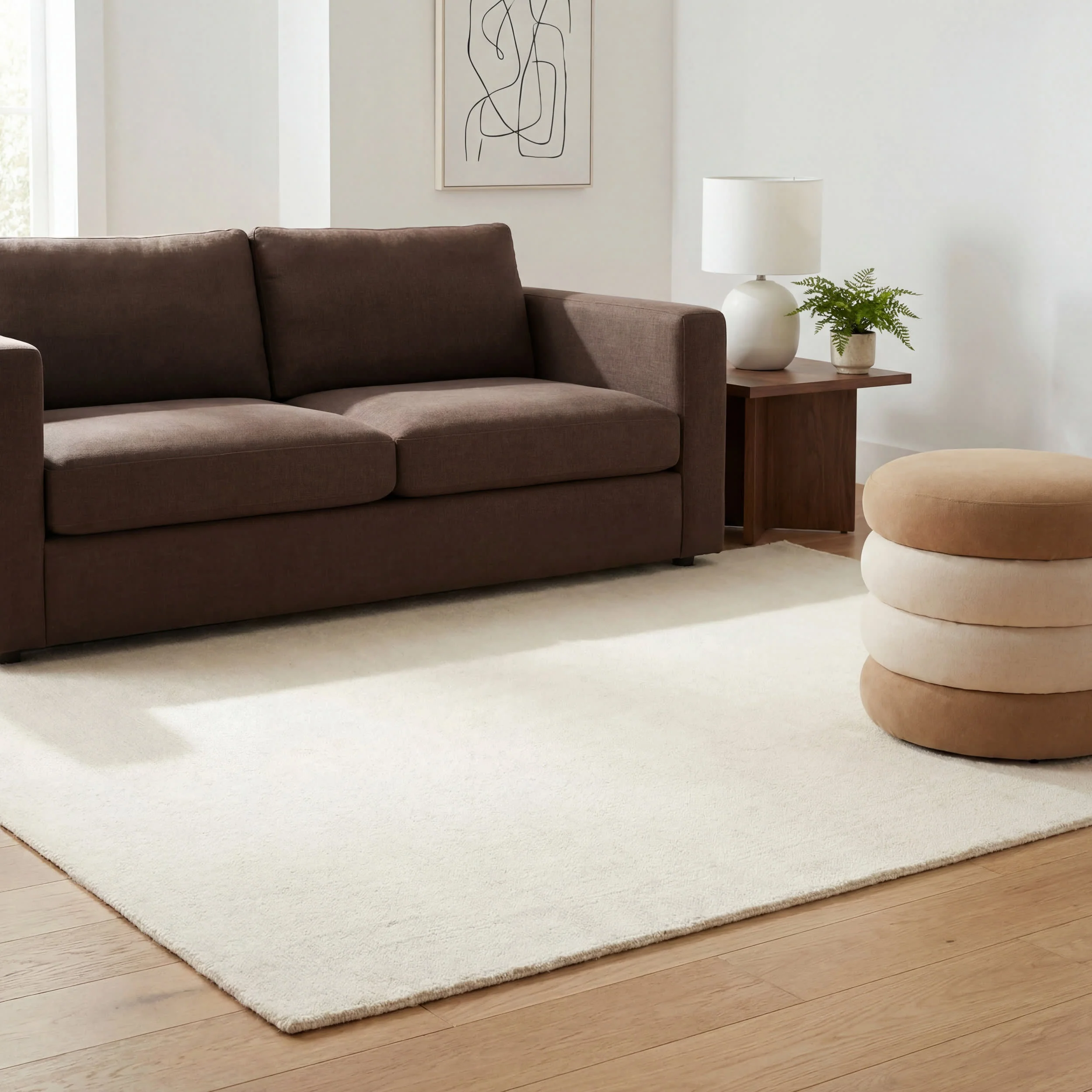 Speckled Wool-Blend Rug | Alabaster - Image 5