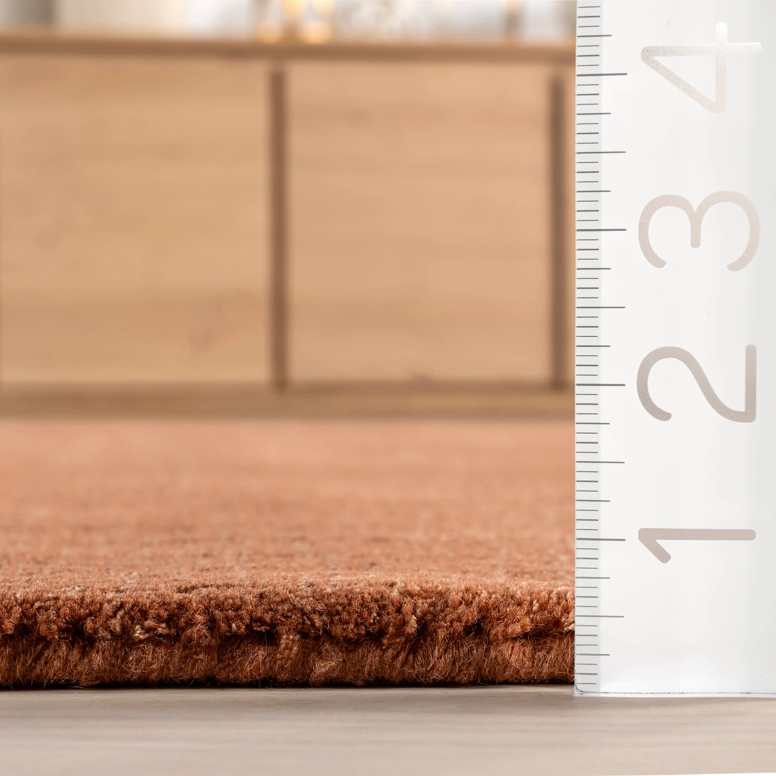 Speckled Wool-Blend Rug | Brick - Image 5