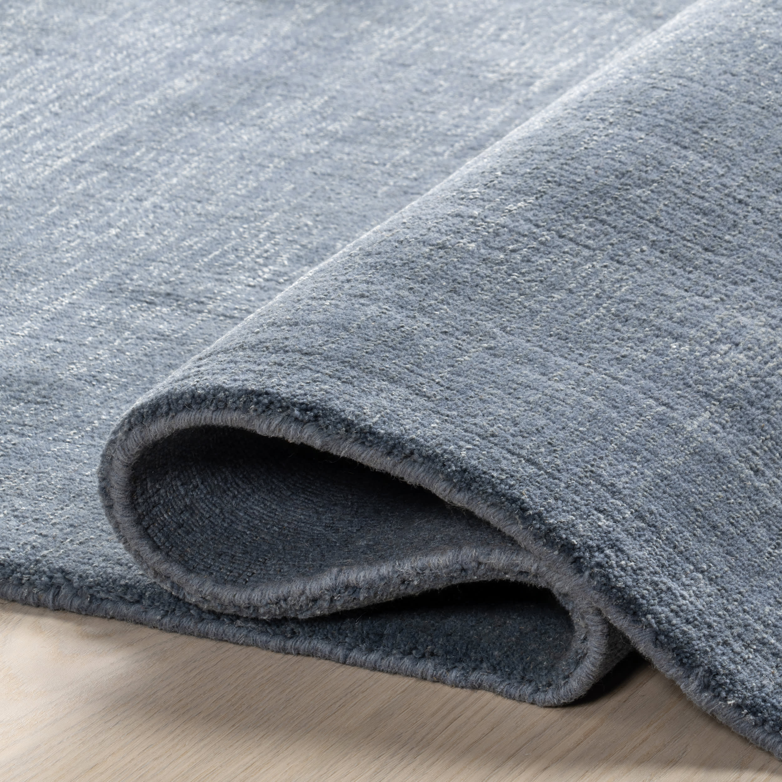 Speckled Wool-Blend Rug | Denim - Image 11