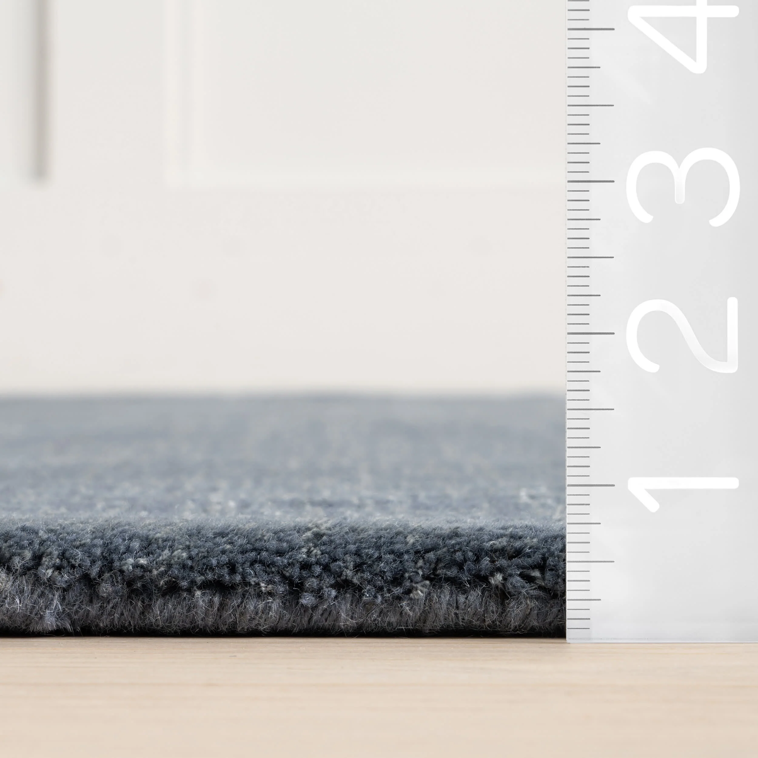 Speckled Wool-Blend Rug | Denim - Image 6