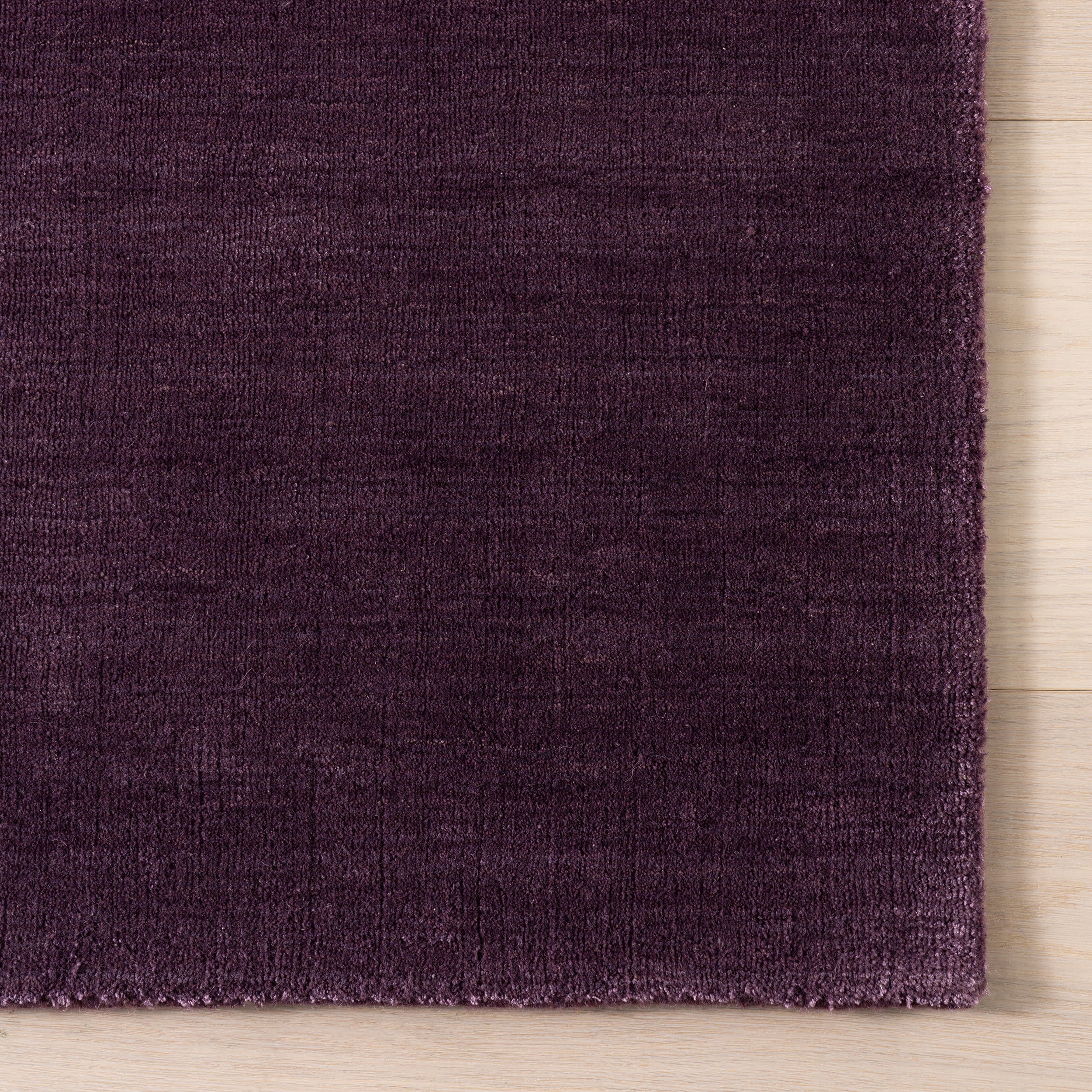 Speckled Wool-Blend Rug | Eggplant - Image 4