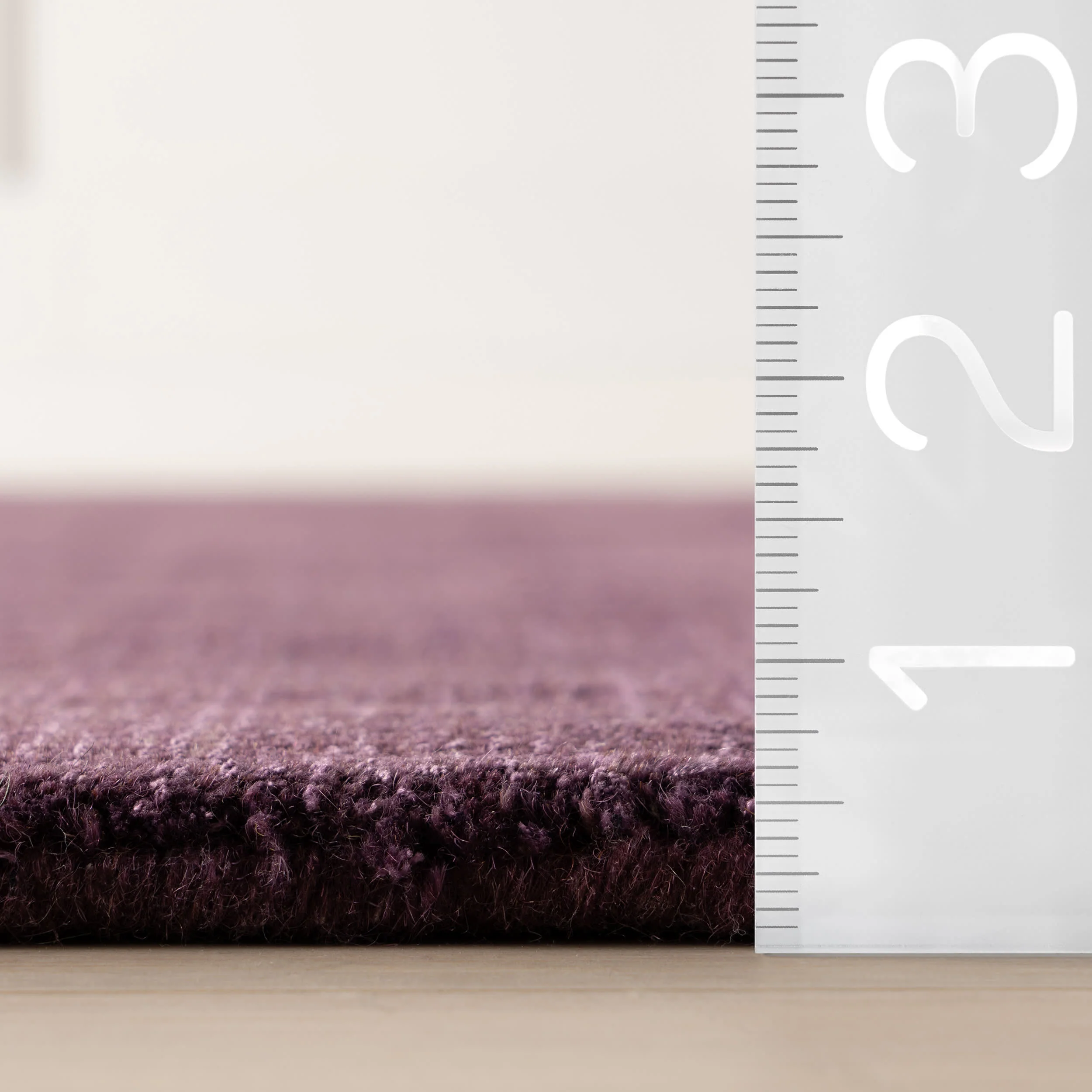 Speckled Wool-Blend Rug | Eggplant - Image 5