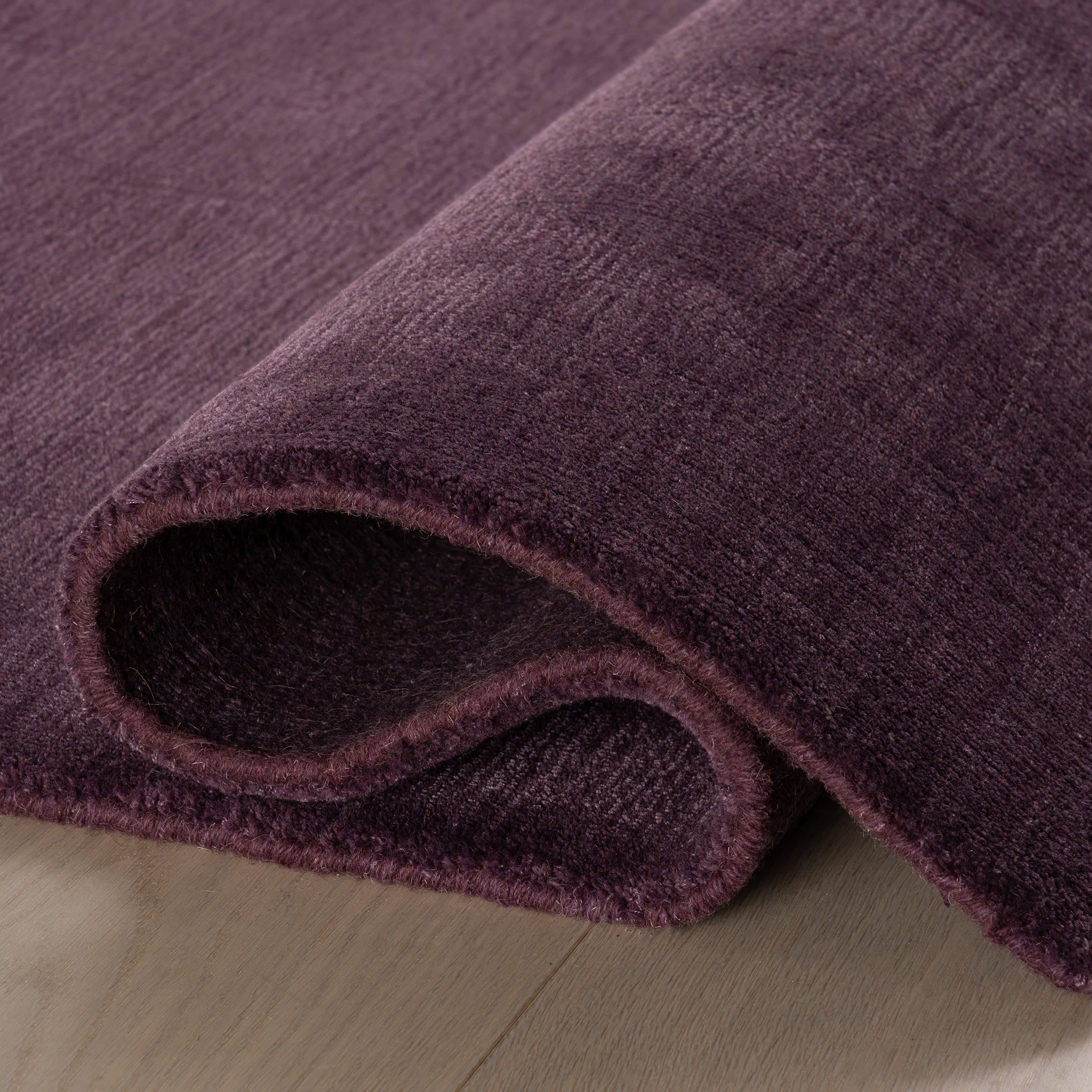 Speckled Wool-Blend Rug | Eggplant - Image 7