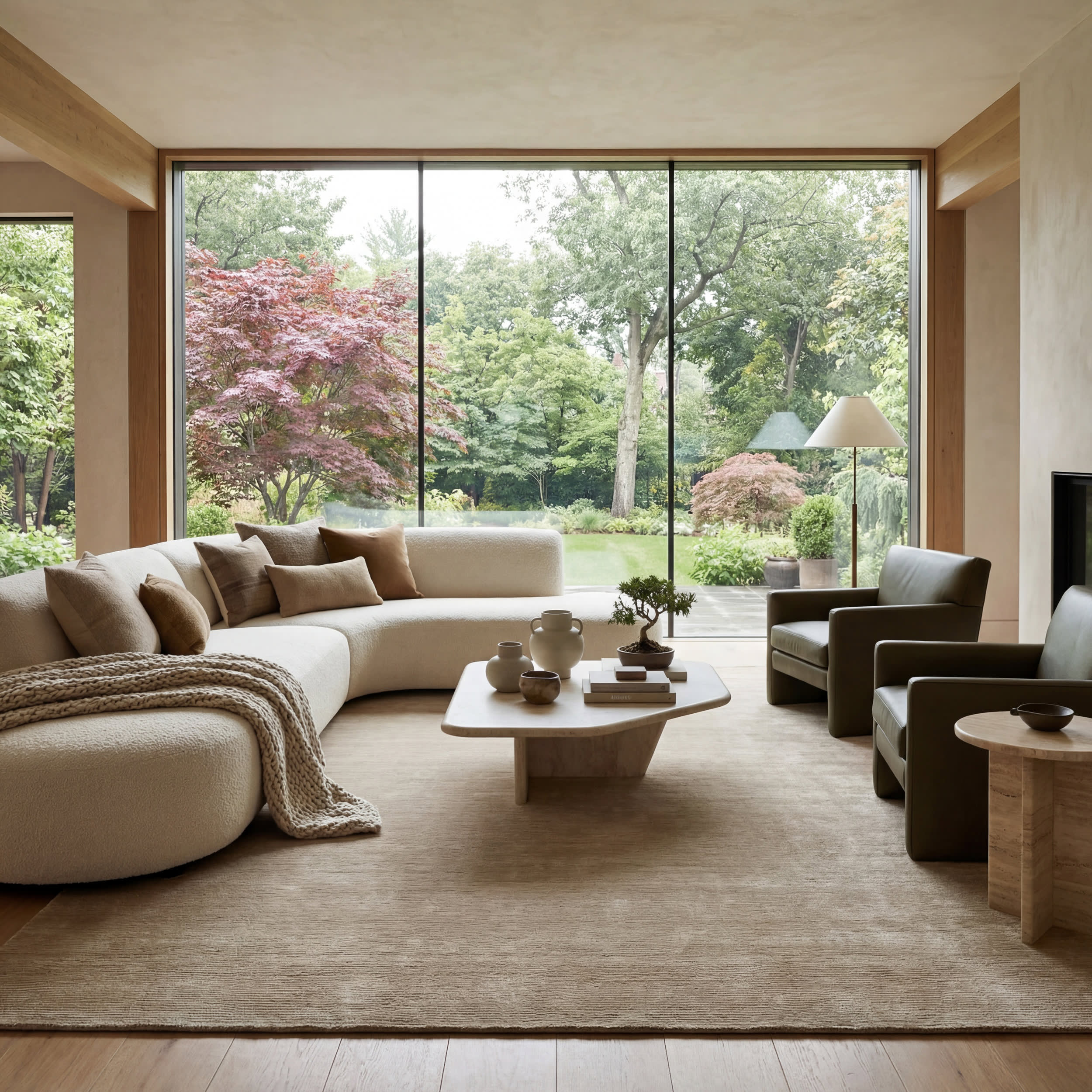 Speckled Wool-Blend Rug | Fawn - Image 2