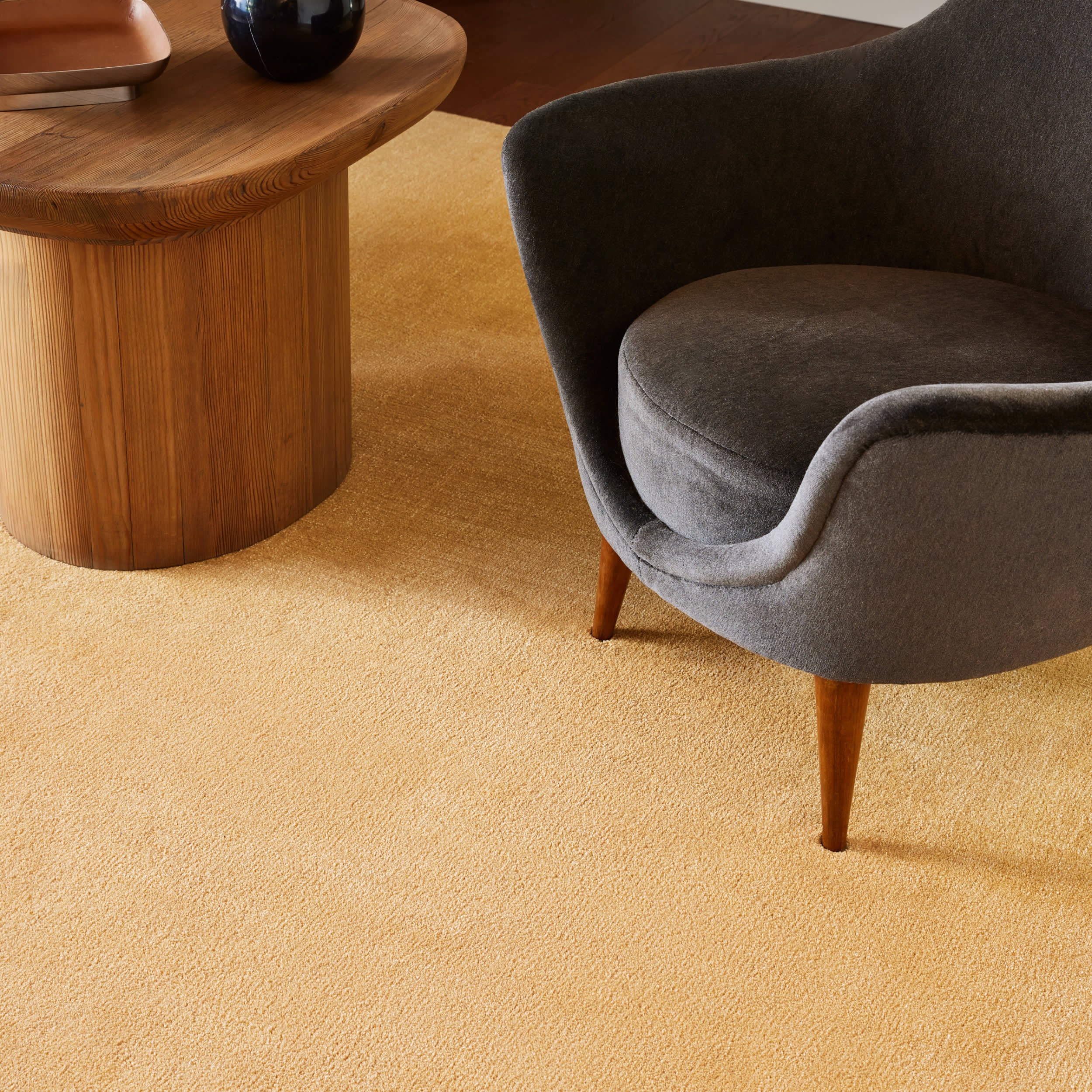 Speckled Wool-Blend Rug | Golden Butter - Image 2