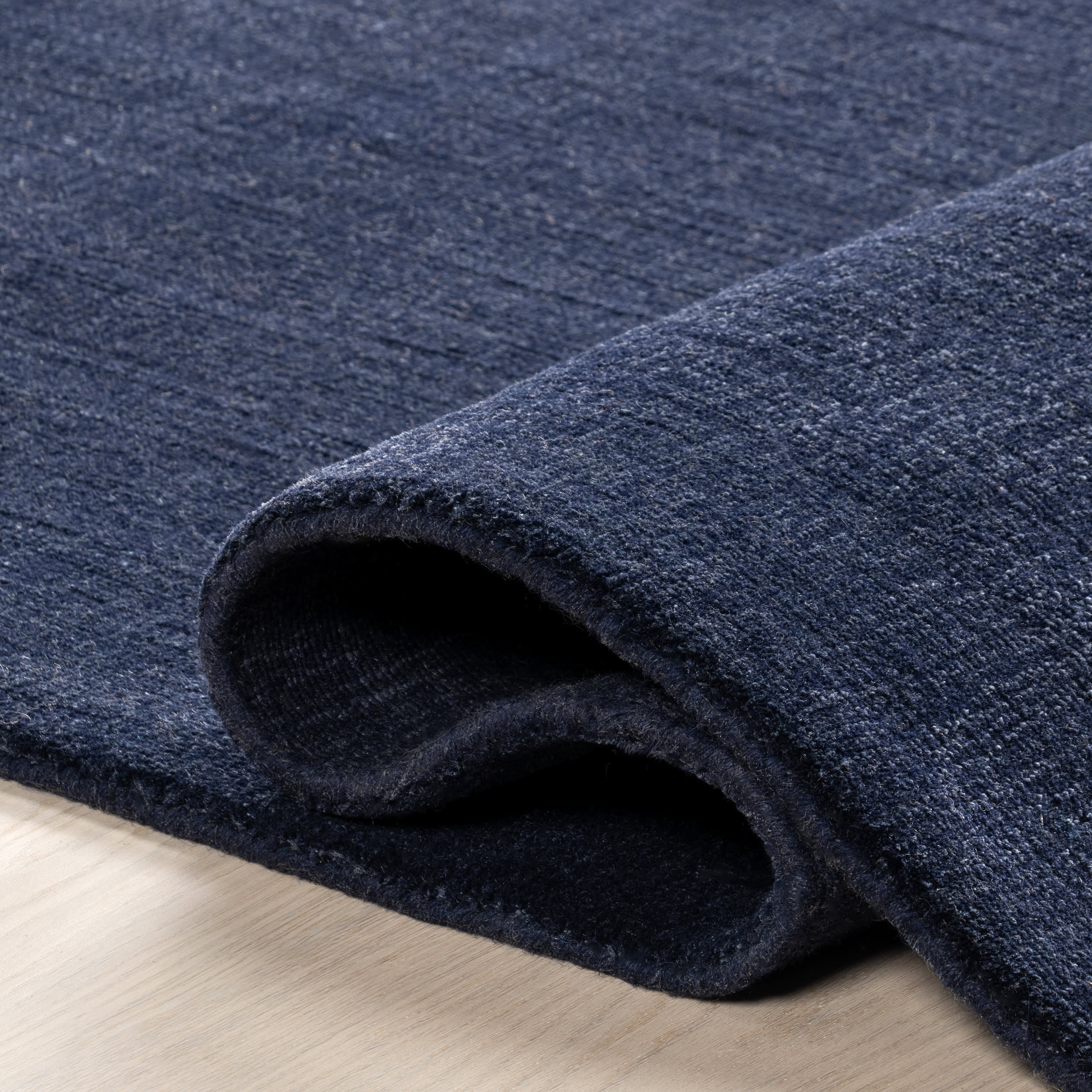 Speckled Wool-Blend Rug | Midnight - Image 11