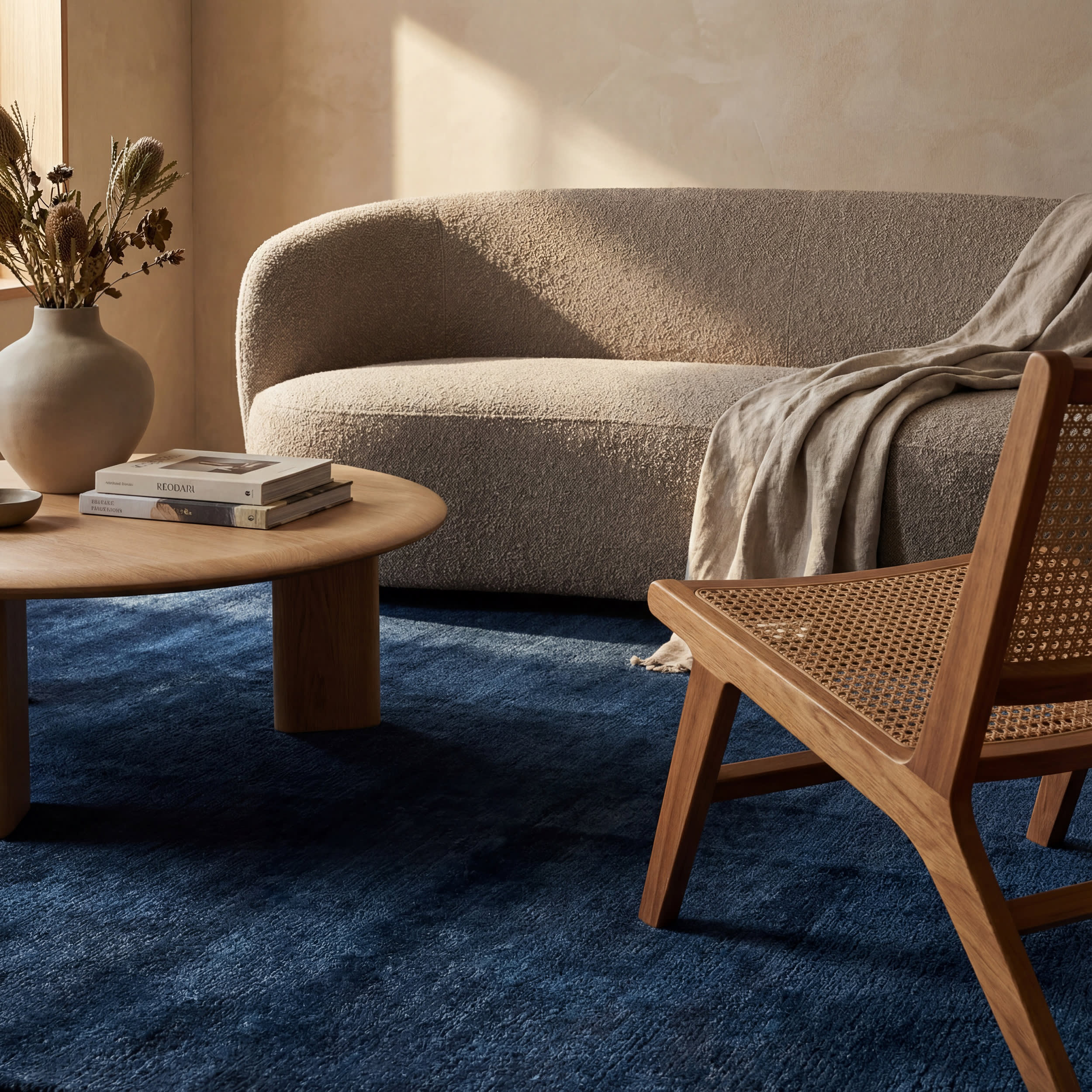 Speckled Wool-Blend Rug | Midnight - Image 5