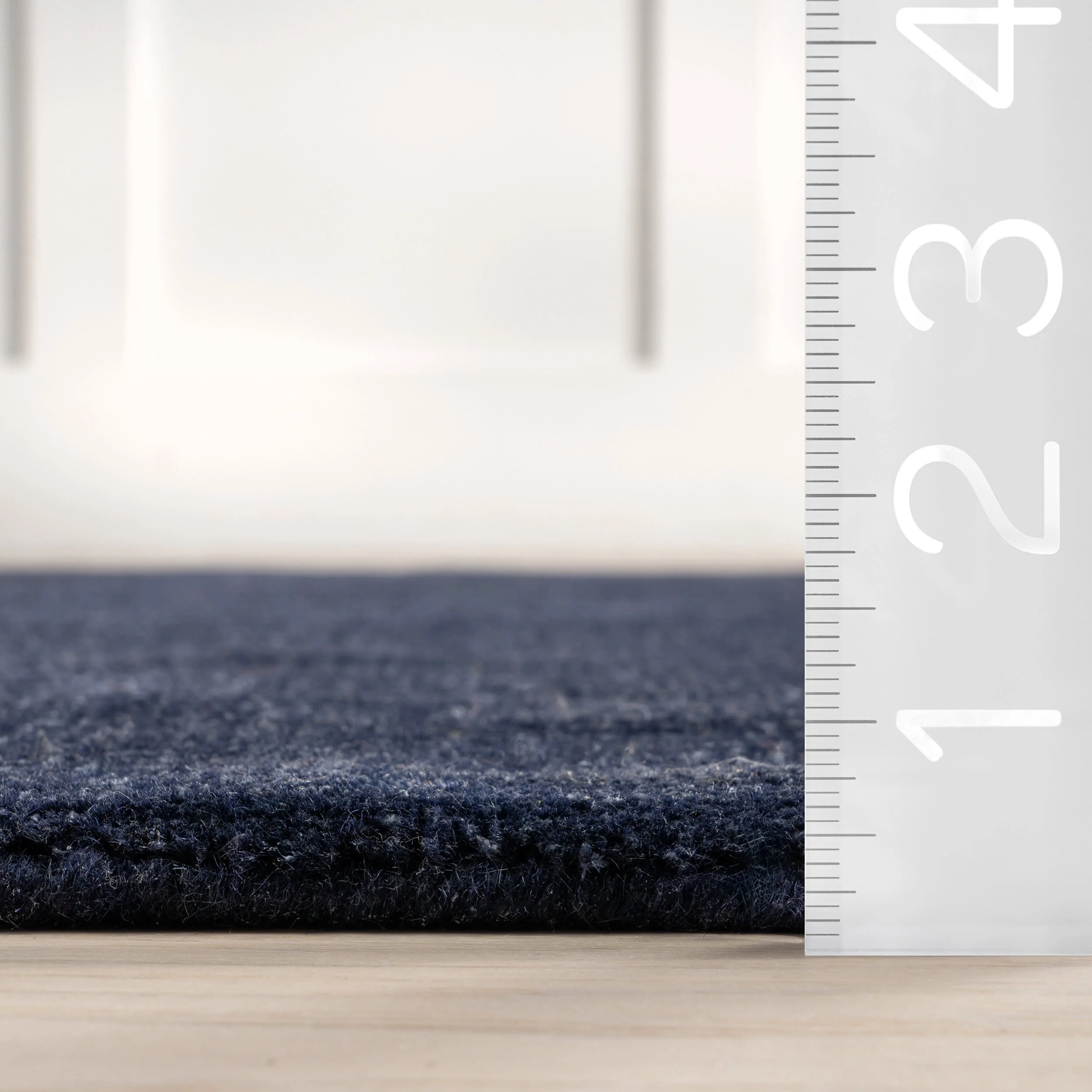 Speckled Wool-Blend Rug | Midnight - Image 6