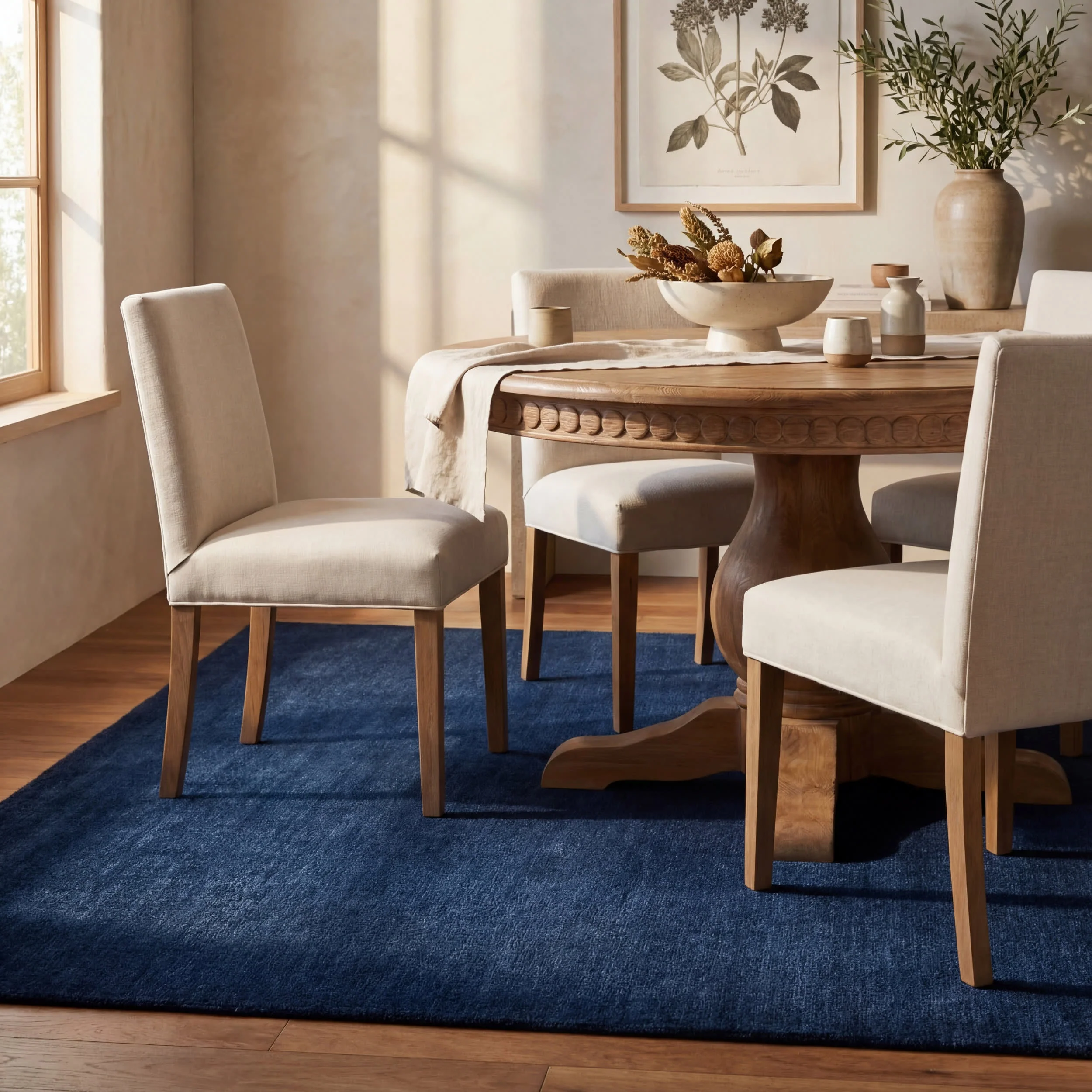 Speckled Wool-Blend Rug | Midnight - Image 7