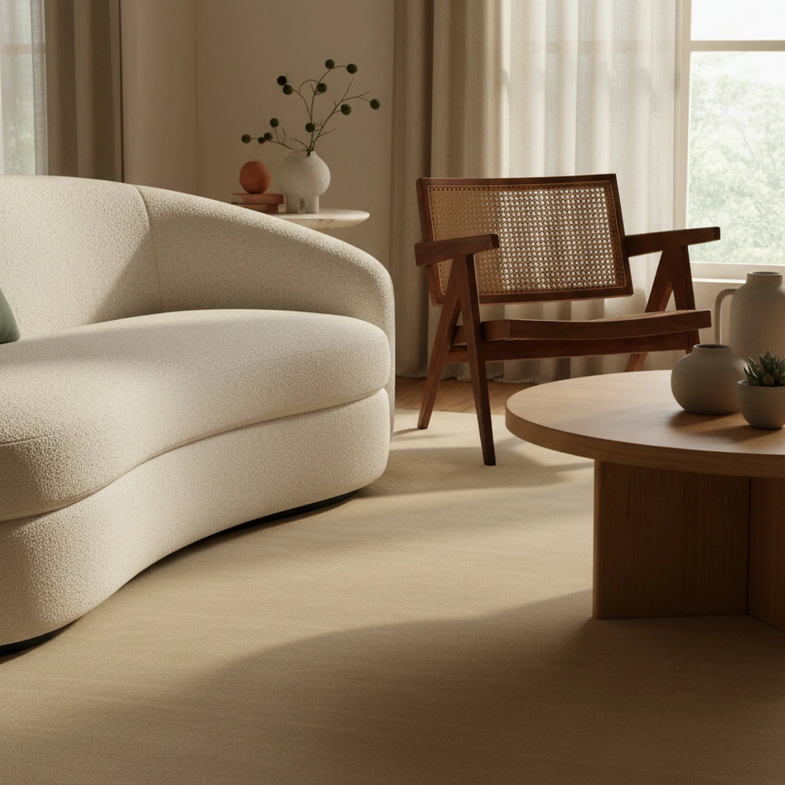 Speckled Wool-Blend Rug | Sand - Image 5