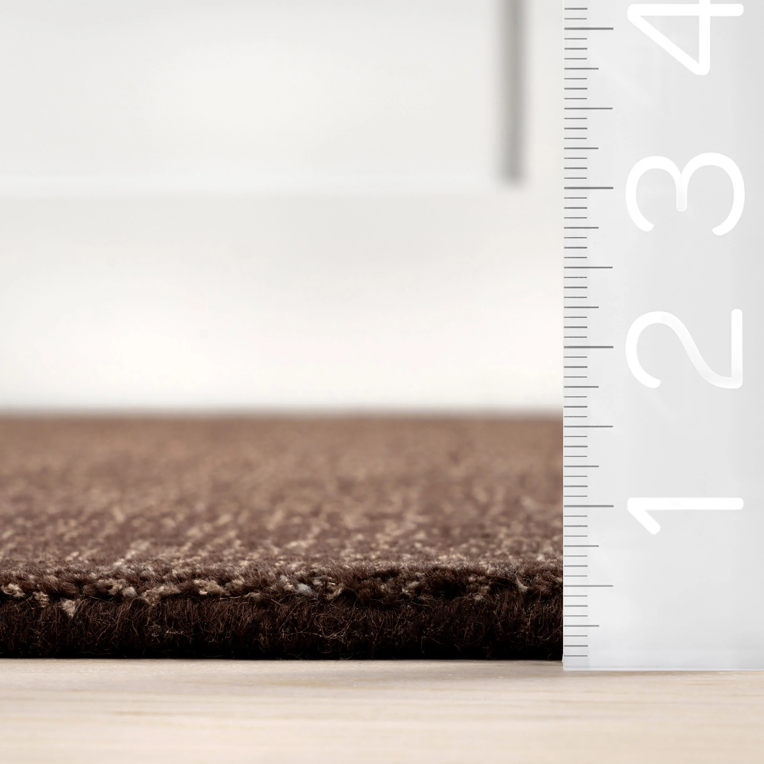 Speckled Wool-Blend Rug | Truffle Brown - Image 5