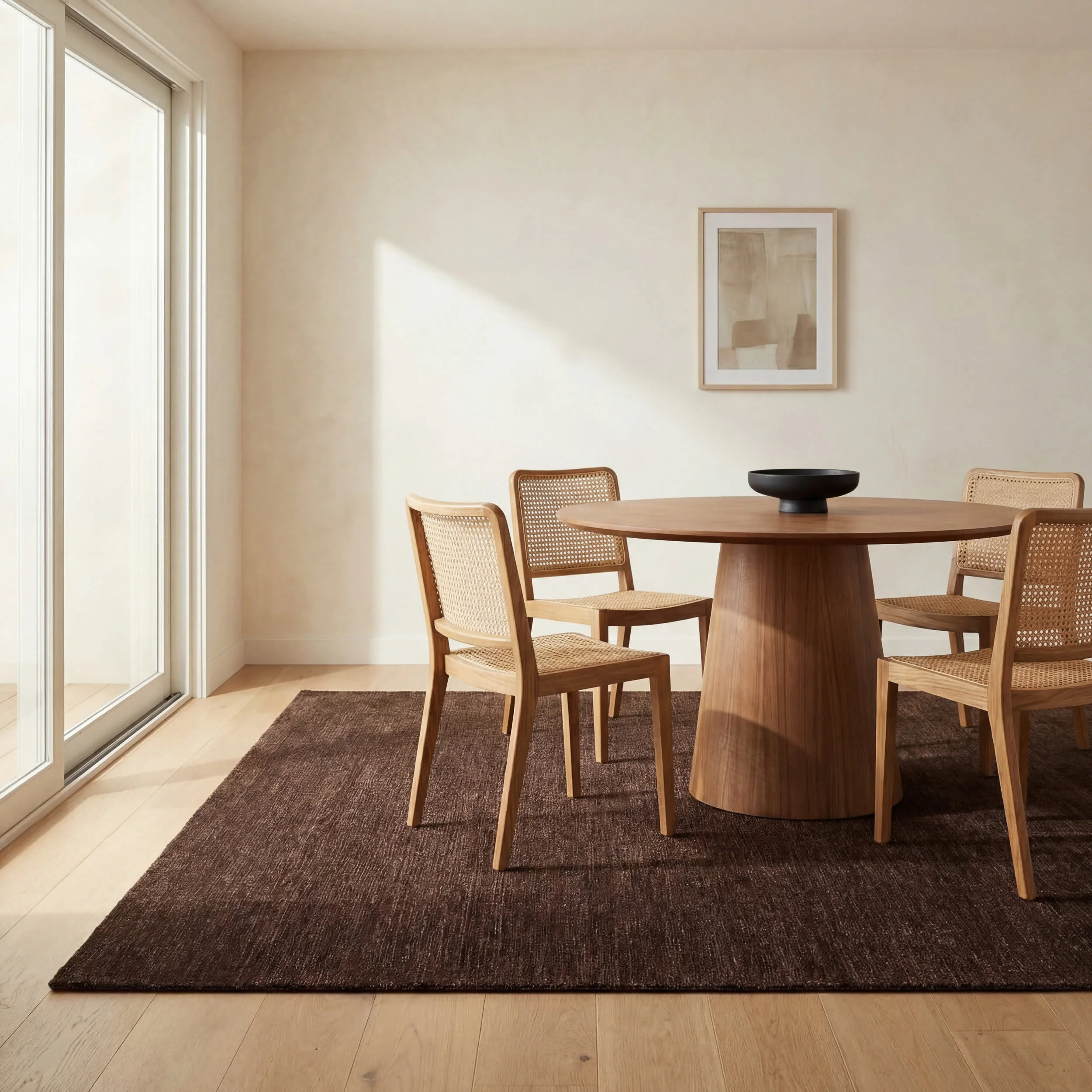 Speckled Wool-Blend Rug | Truffle Brown - Image 6