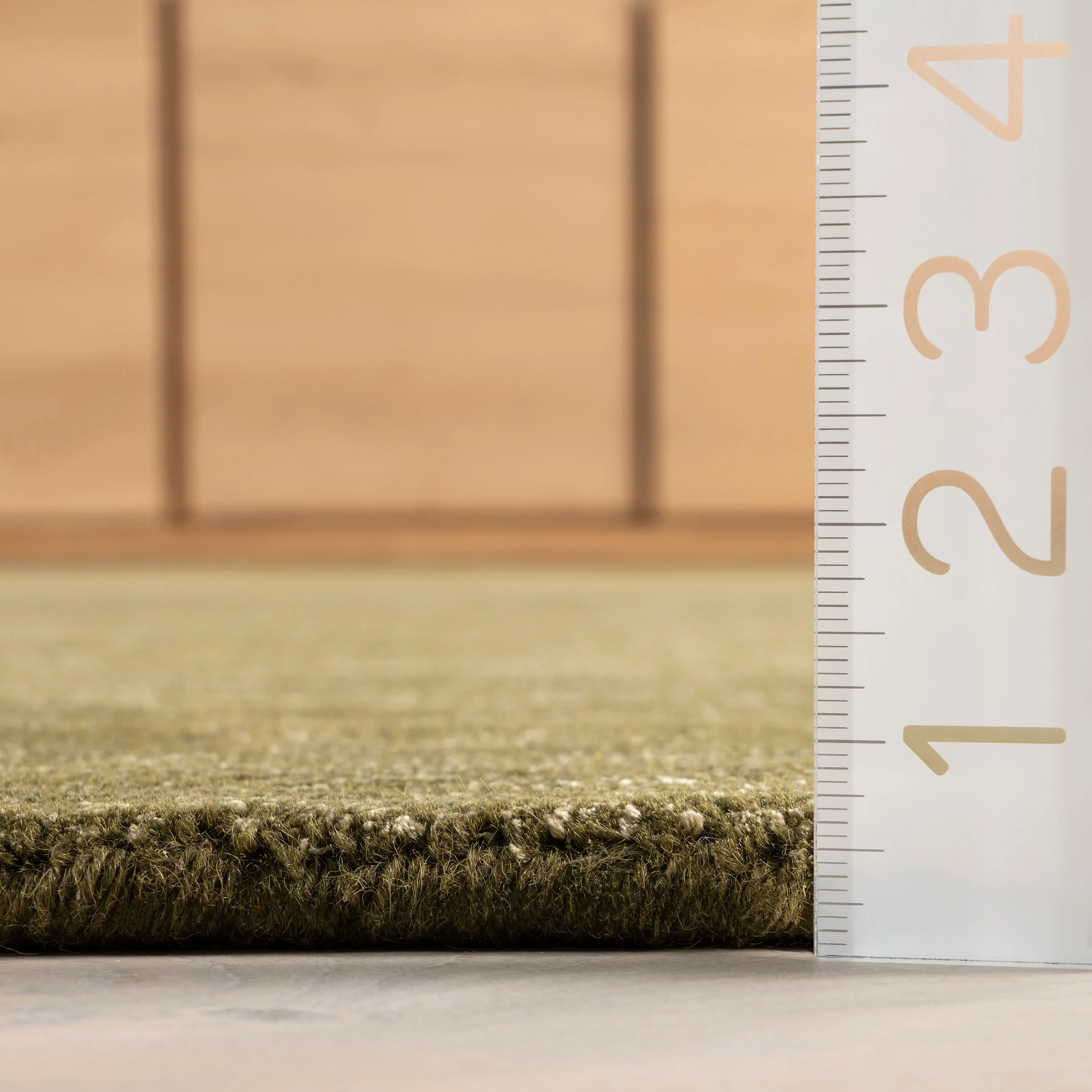 Speckled Wool-Blend Rug | Verdant Green - Image 5