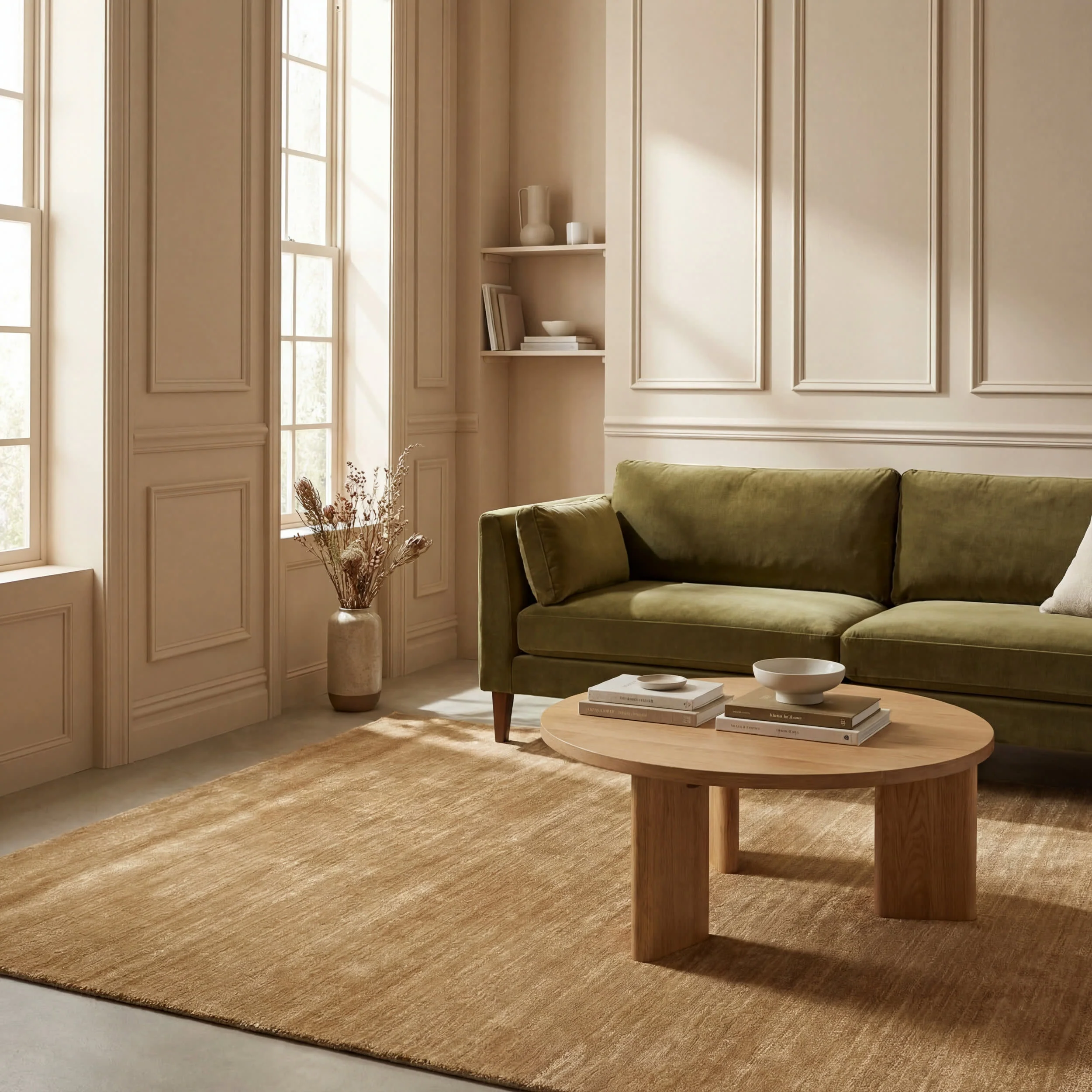 Speckled Wool-Blend Rug | Wheat - Image 5