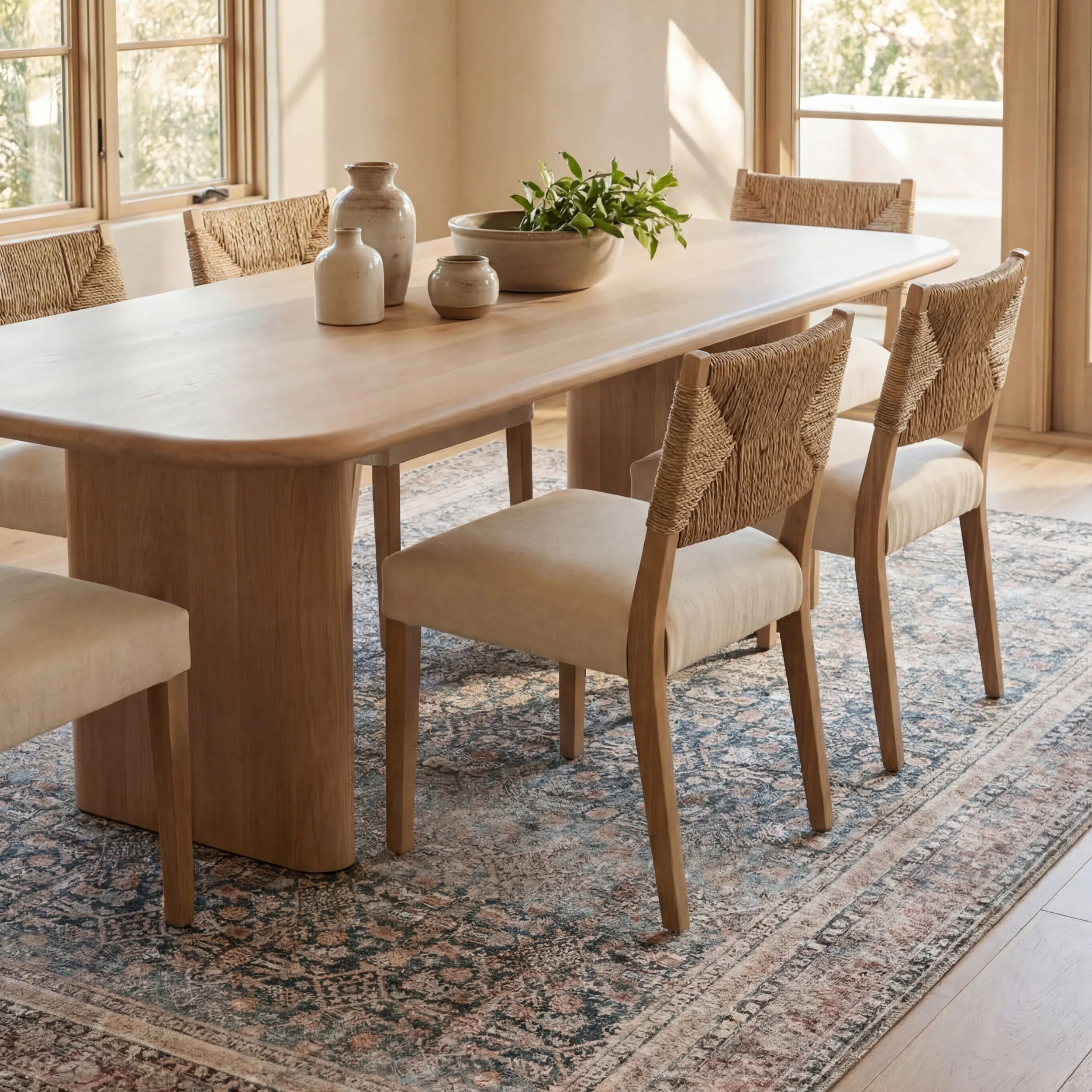Artemis Vintage Medallion Rug | Blue - Image 7