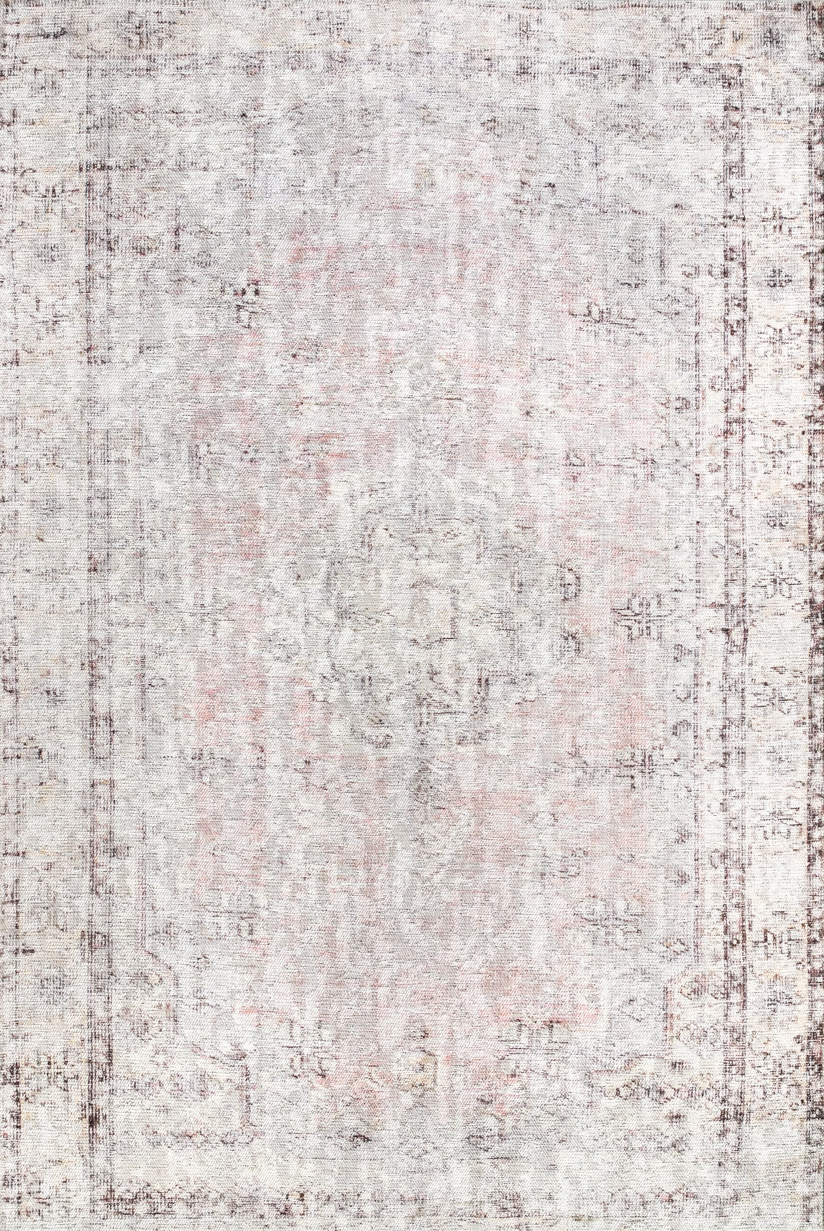 Ashen Medallion Flatweave Rug | Multicolor