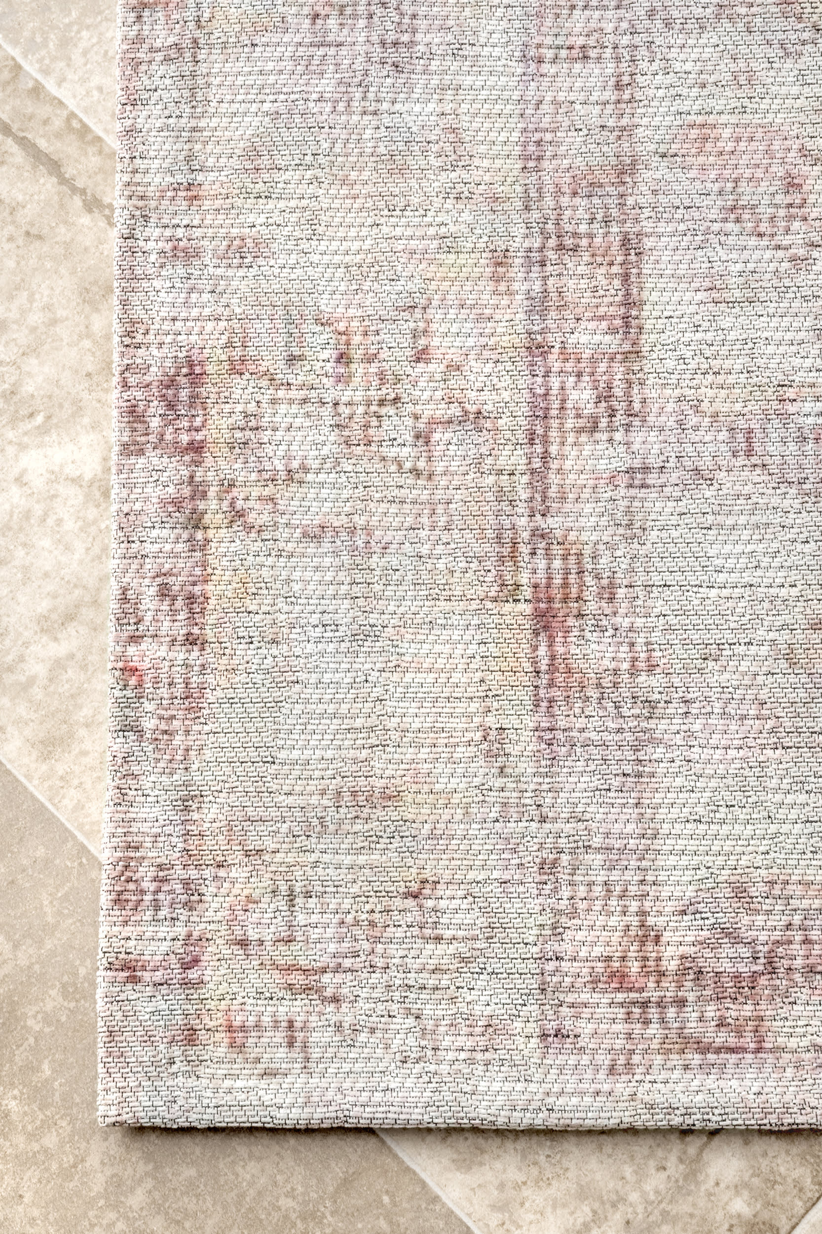 Ashen Medallion Flatweave Rug | Multicolor - Image 3