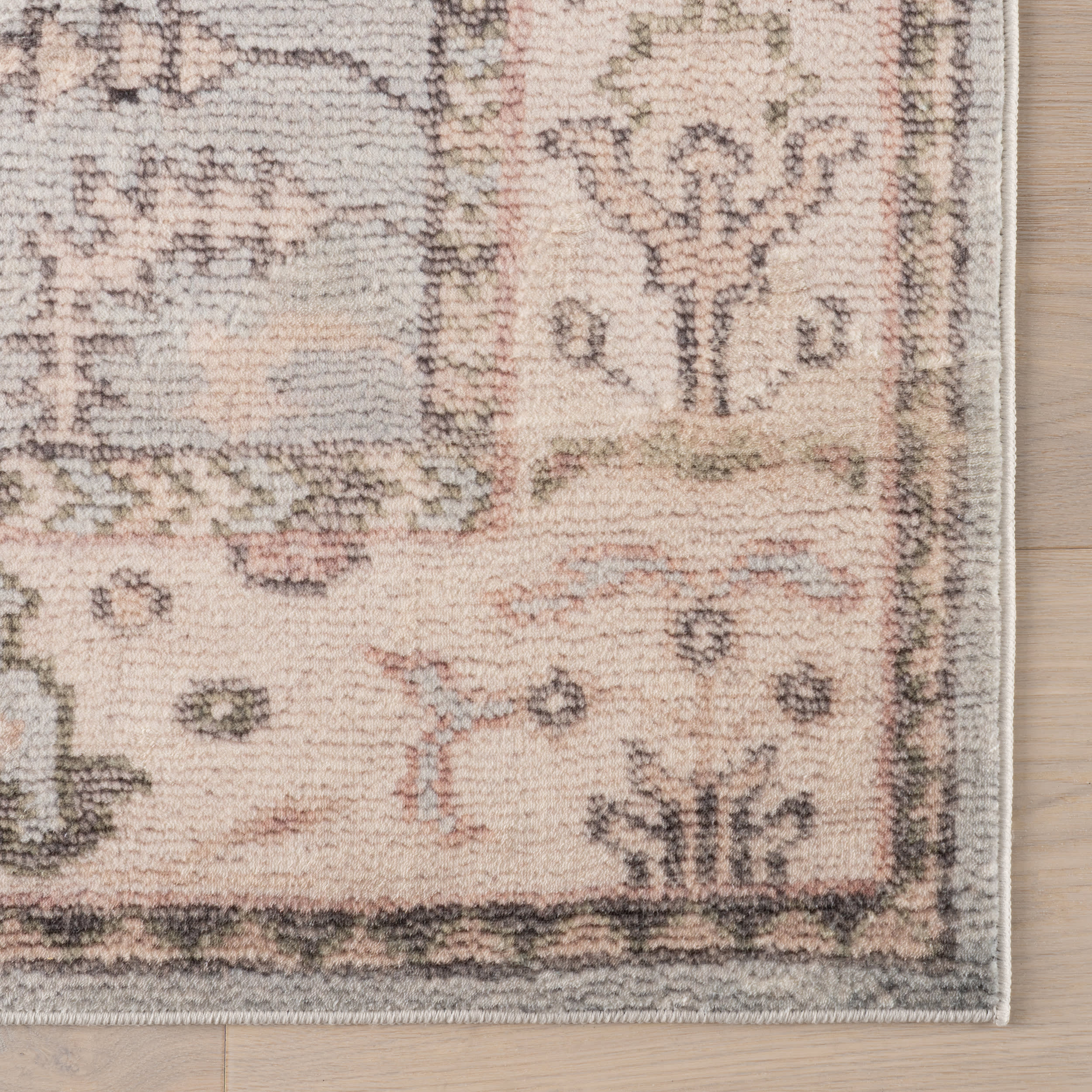 Athens Washable Rug | Light Blue - Image 4