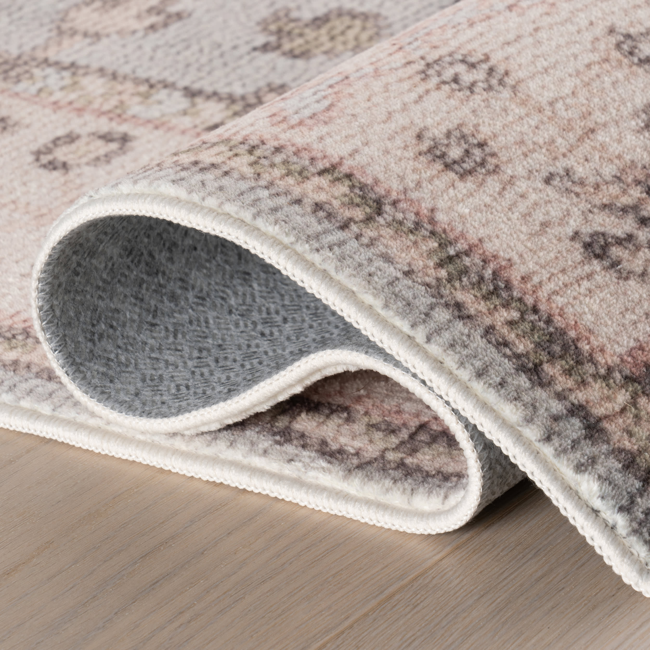 Athens Washable Rug | Light Blue - Image 7