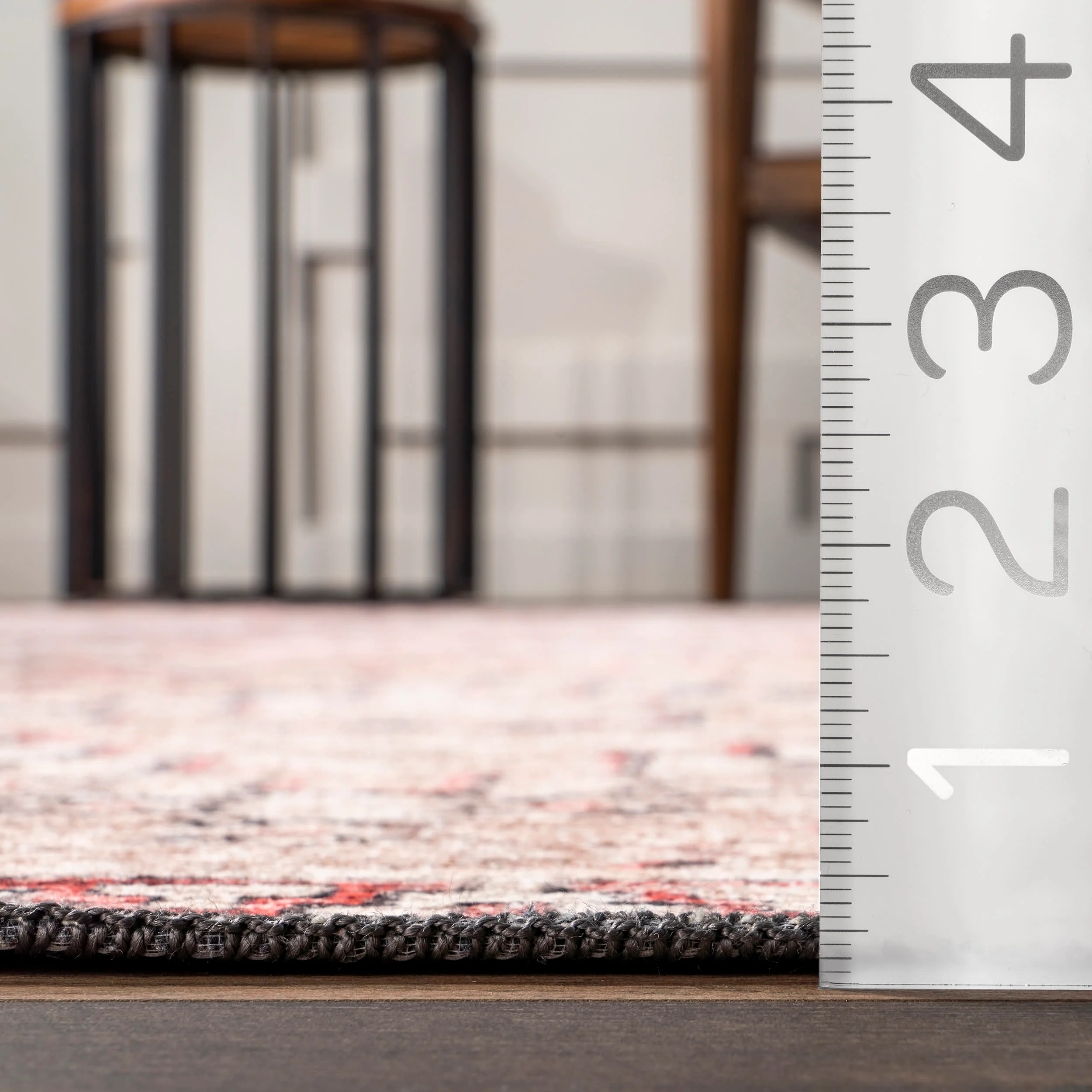 Athlezia Moroccan Trellis Rug | Rust - Image 5