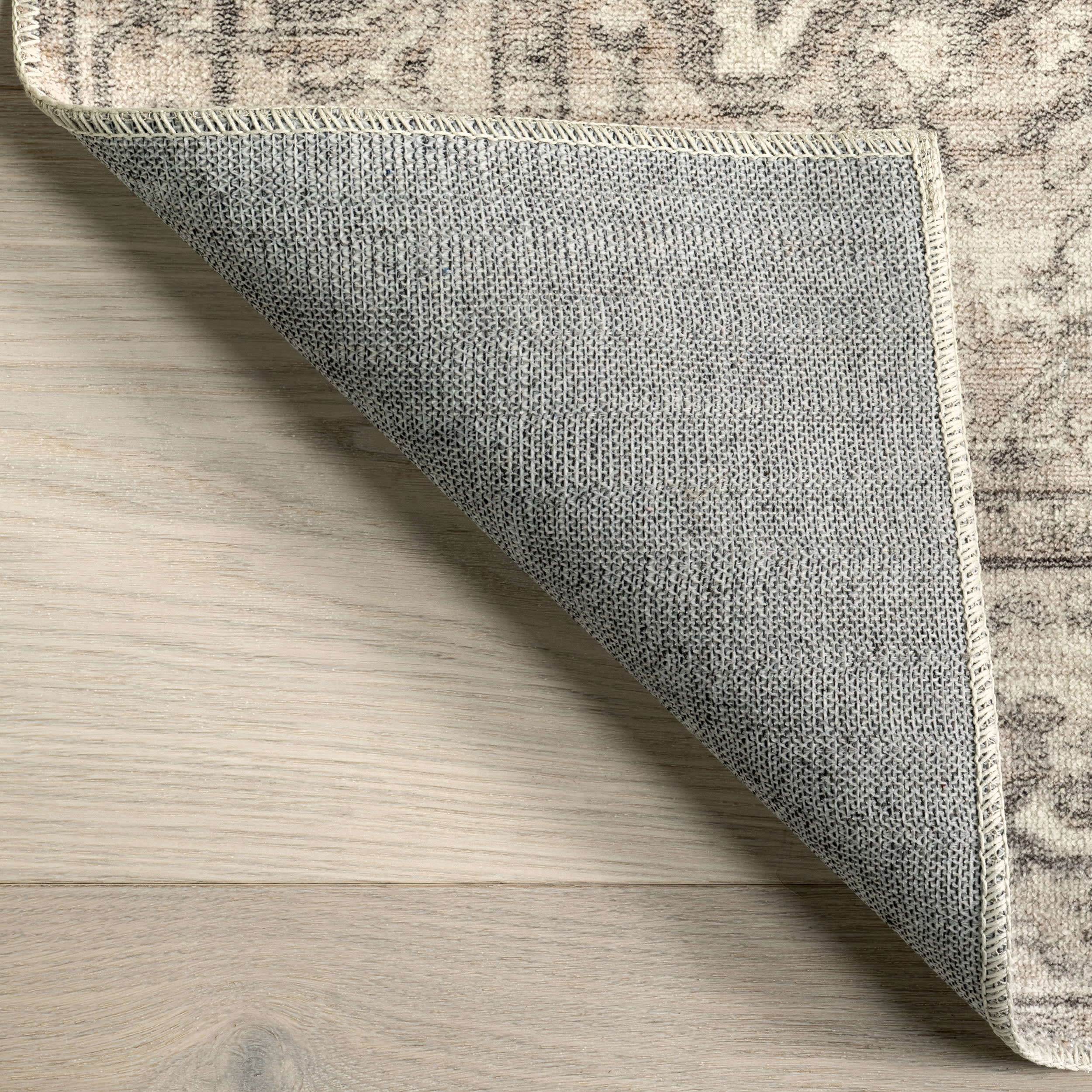 Atrium Medallion Washable Rug | Grey - Image 7