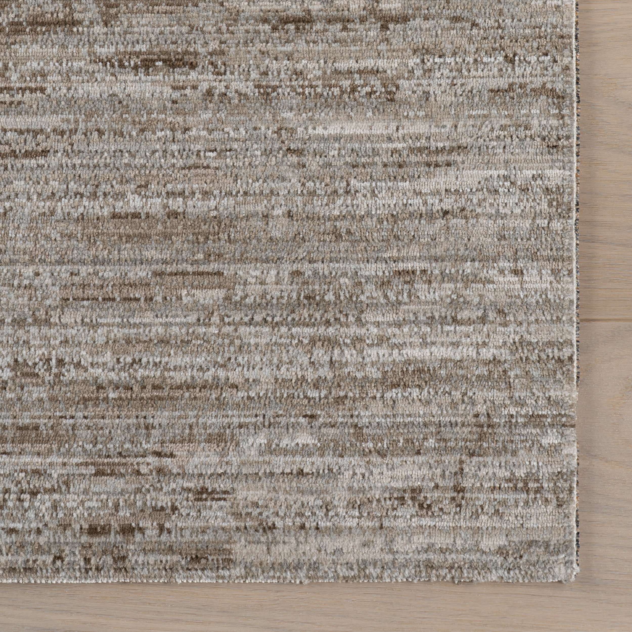 Aureli Modern Woven Abstract Indoor/Outdoor Washable Rug | Brown - Image 4