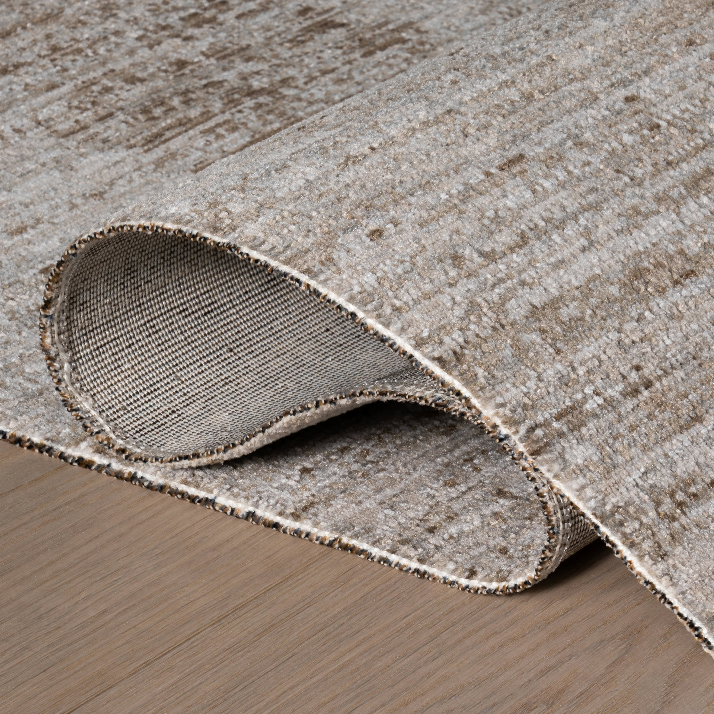 Aureli Modern Woven Abstract Indoor/Outdoor Washable Rug | Brown - Image 7