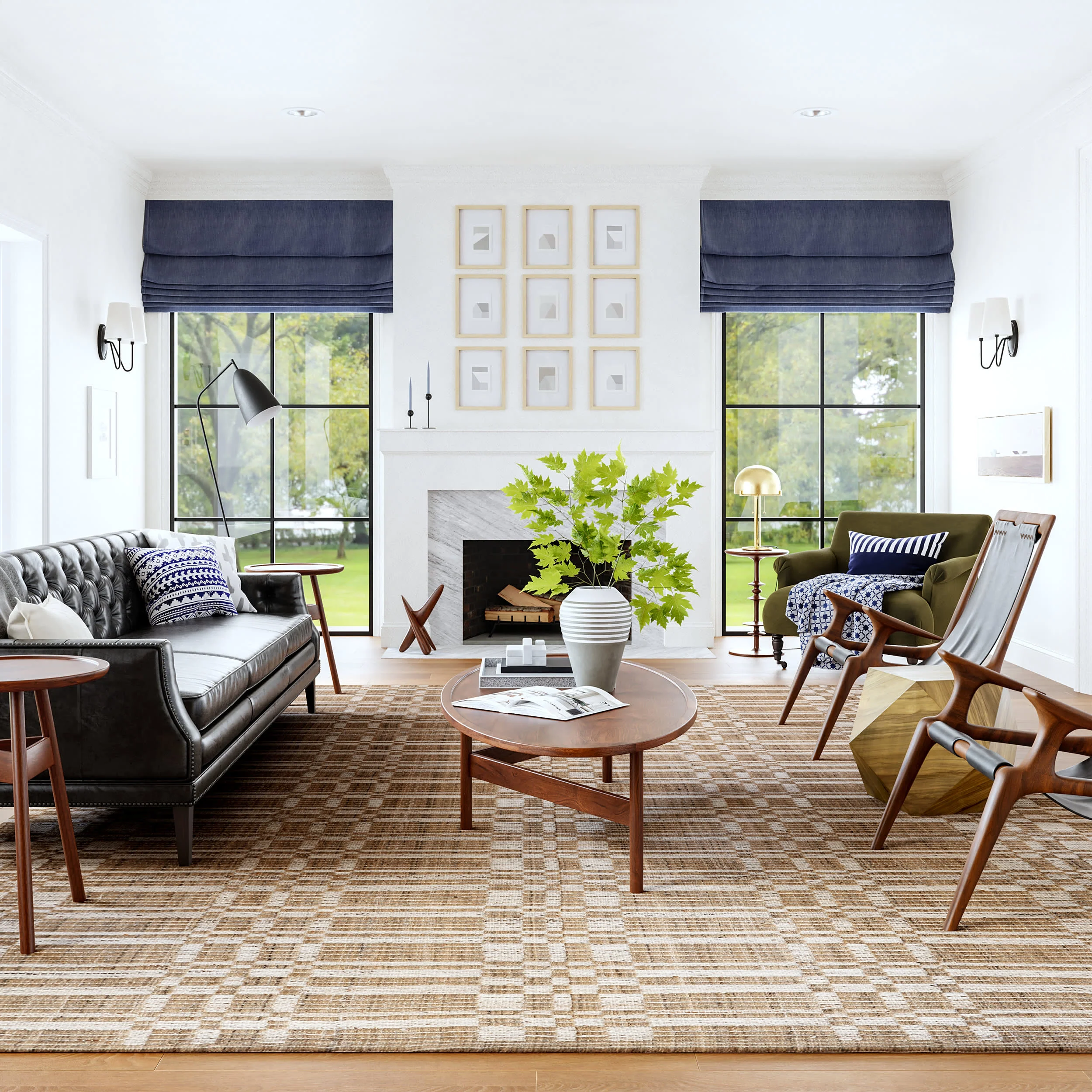 Austin Geometric Rug | Beige - Image 2