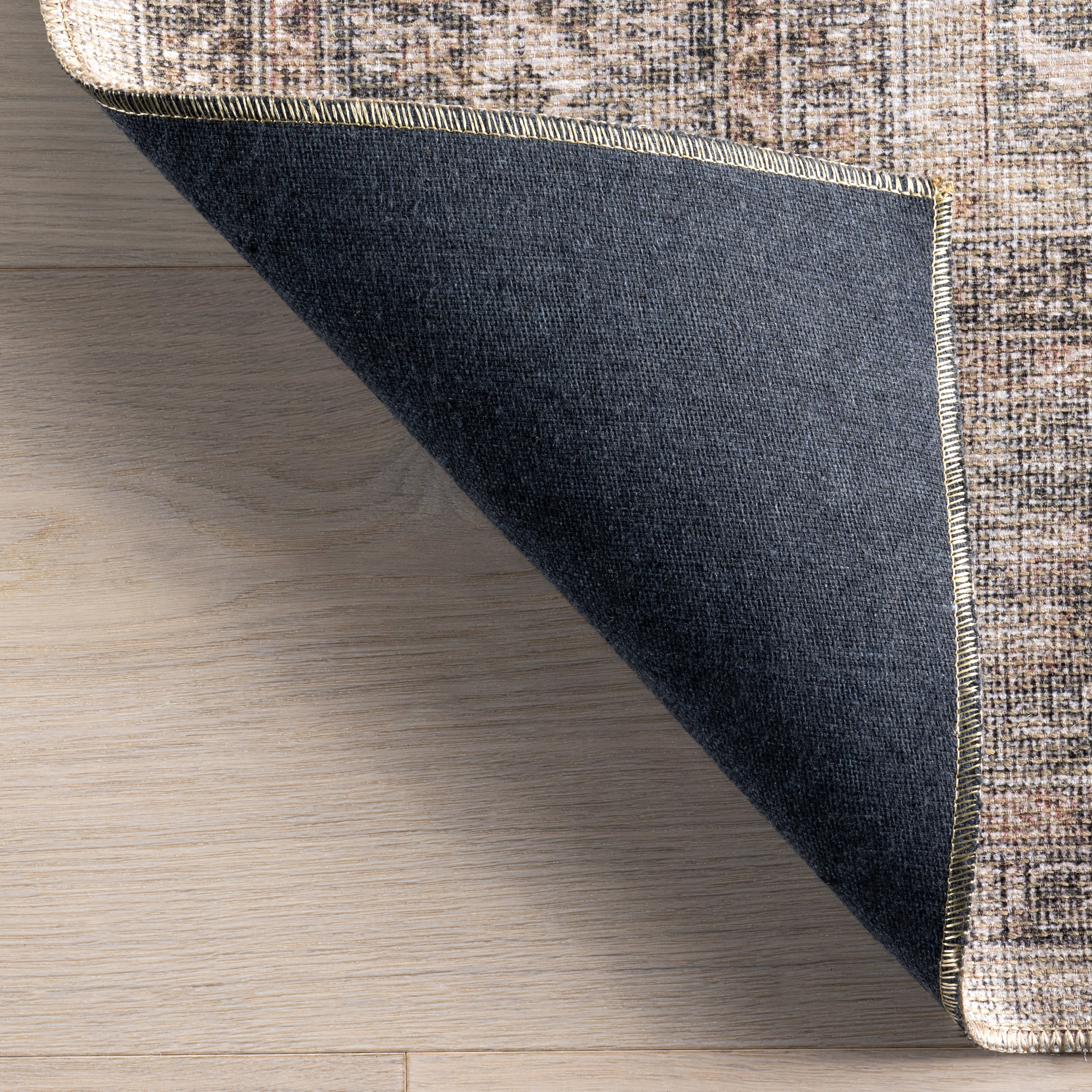 Avalon Antiqued Jute-Blend Rug | Dark Beige - Image 8