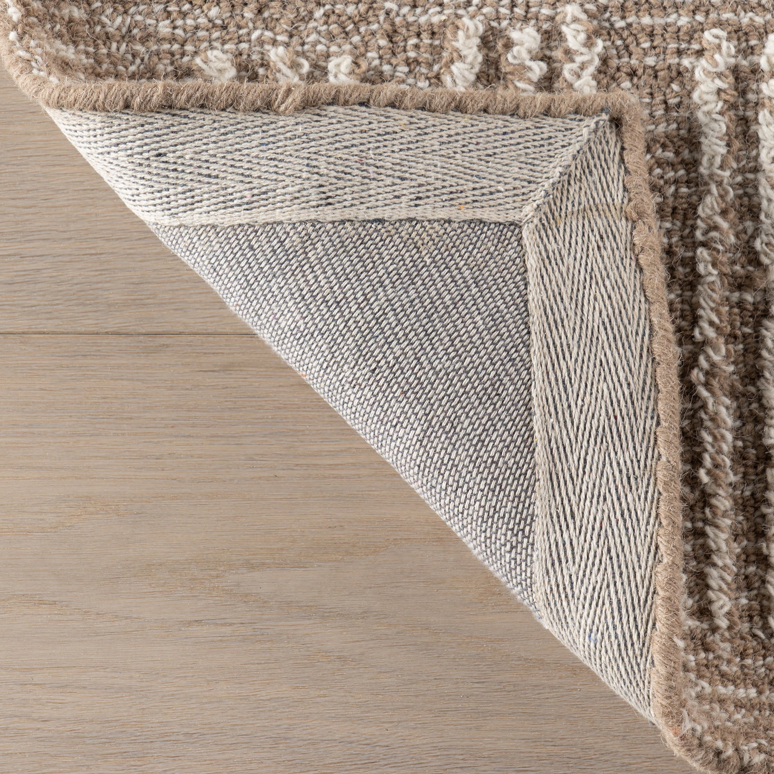 Aven Hand Tufted Wool Rug | Tan - Image 7