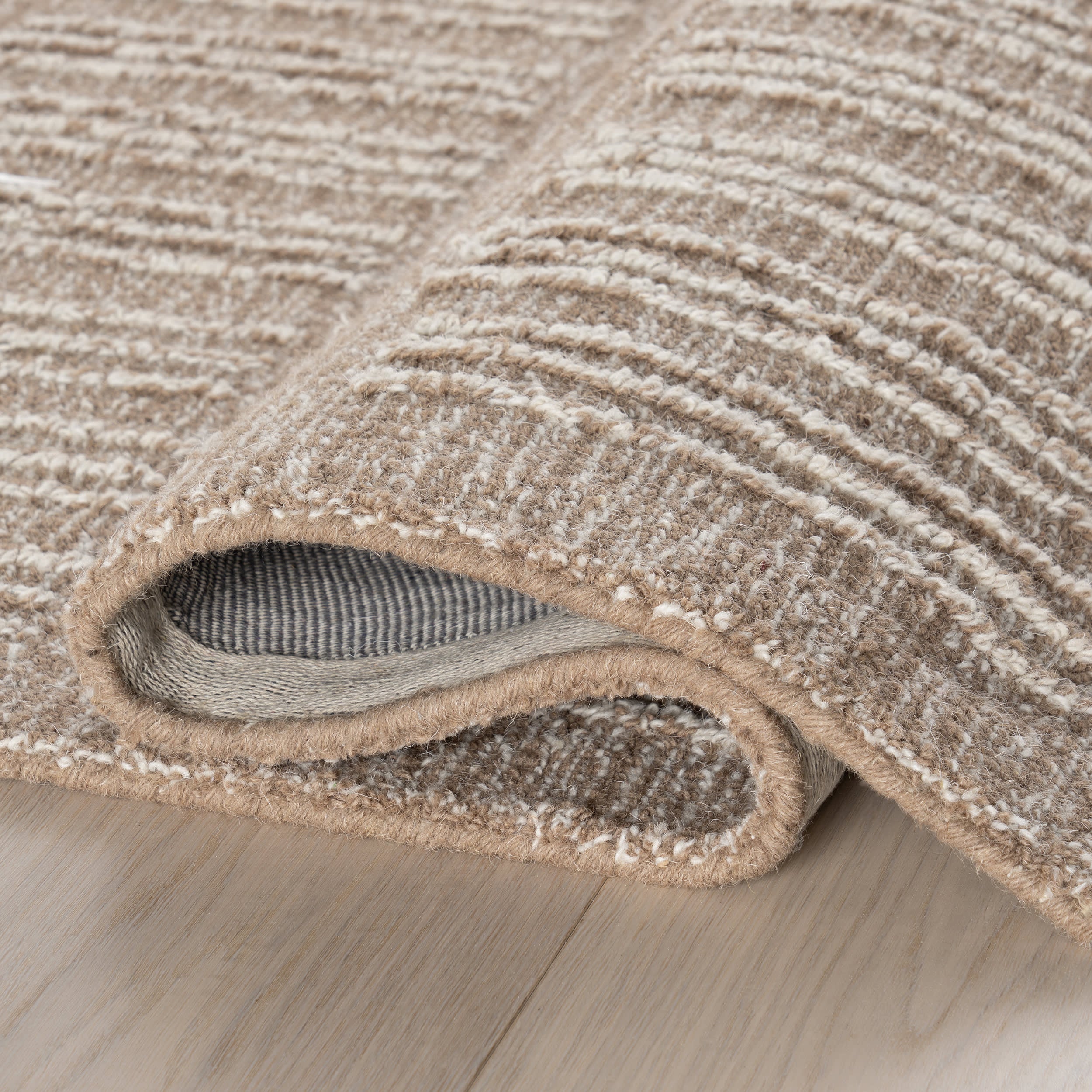 Aven Hand Tufted Wool Rug | Tan - Image 9