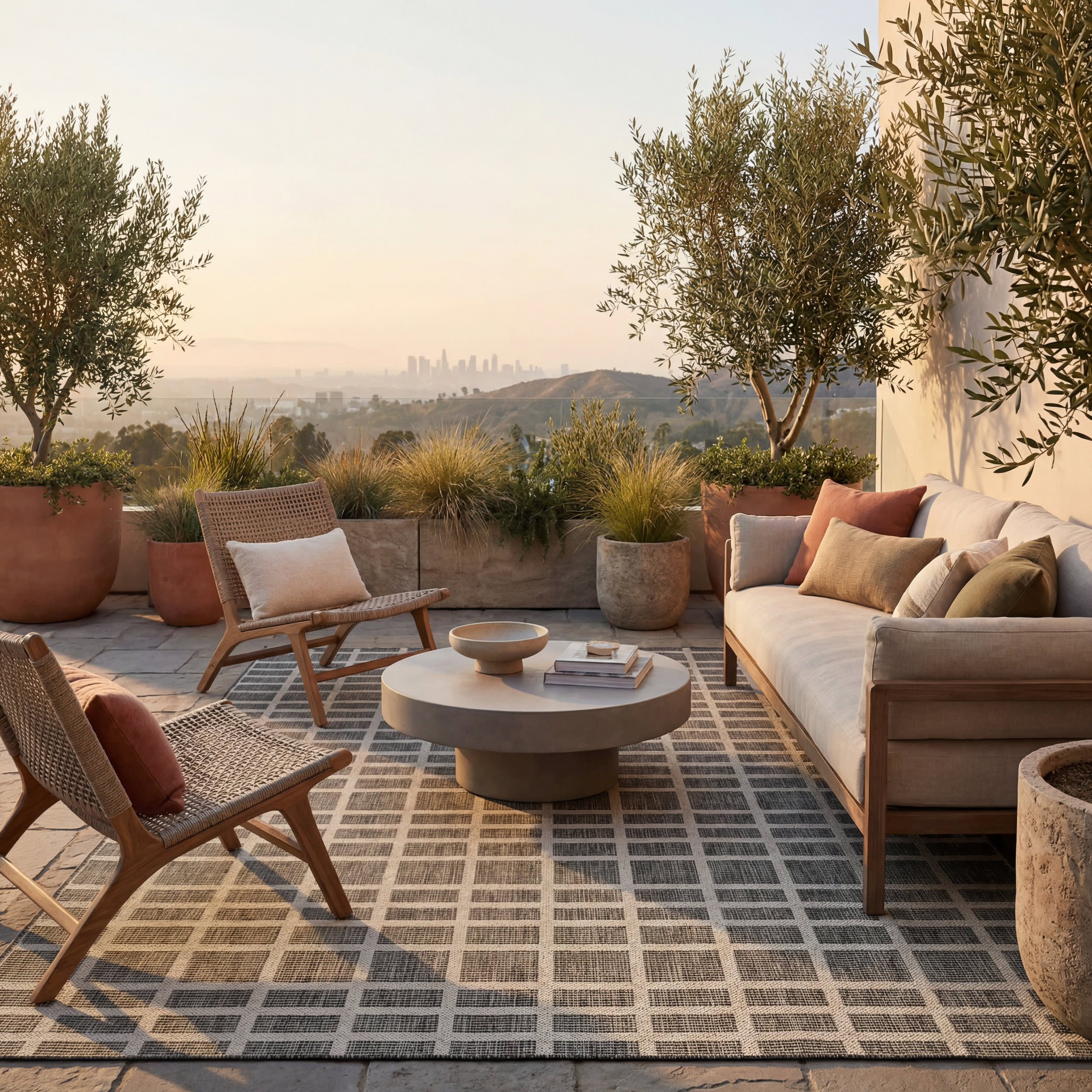 Avenia Modern Indoor/Outdoor Rug | Grey - Image 2