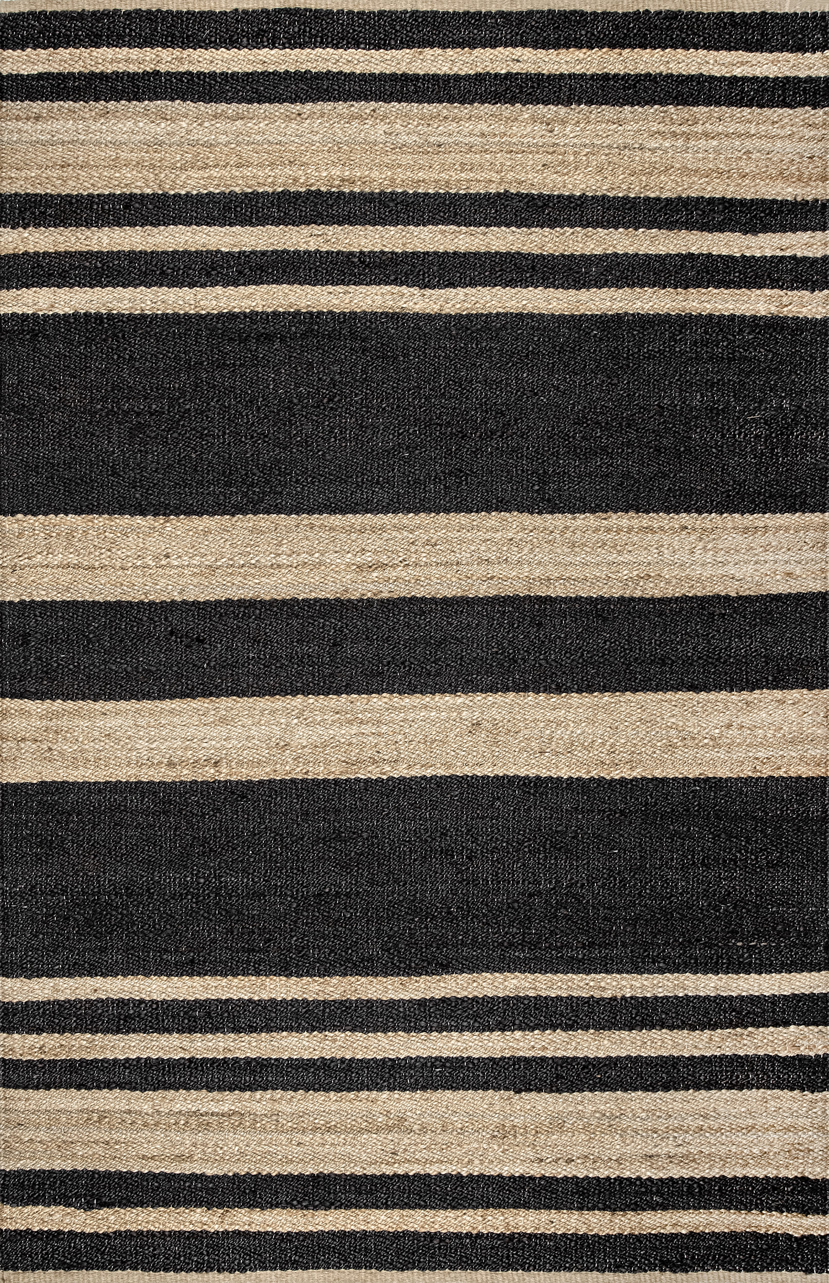 Awning Stripes Rug | Charcoal