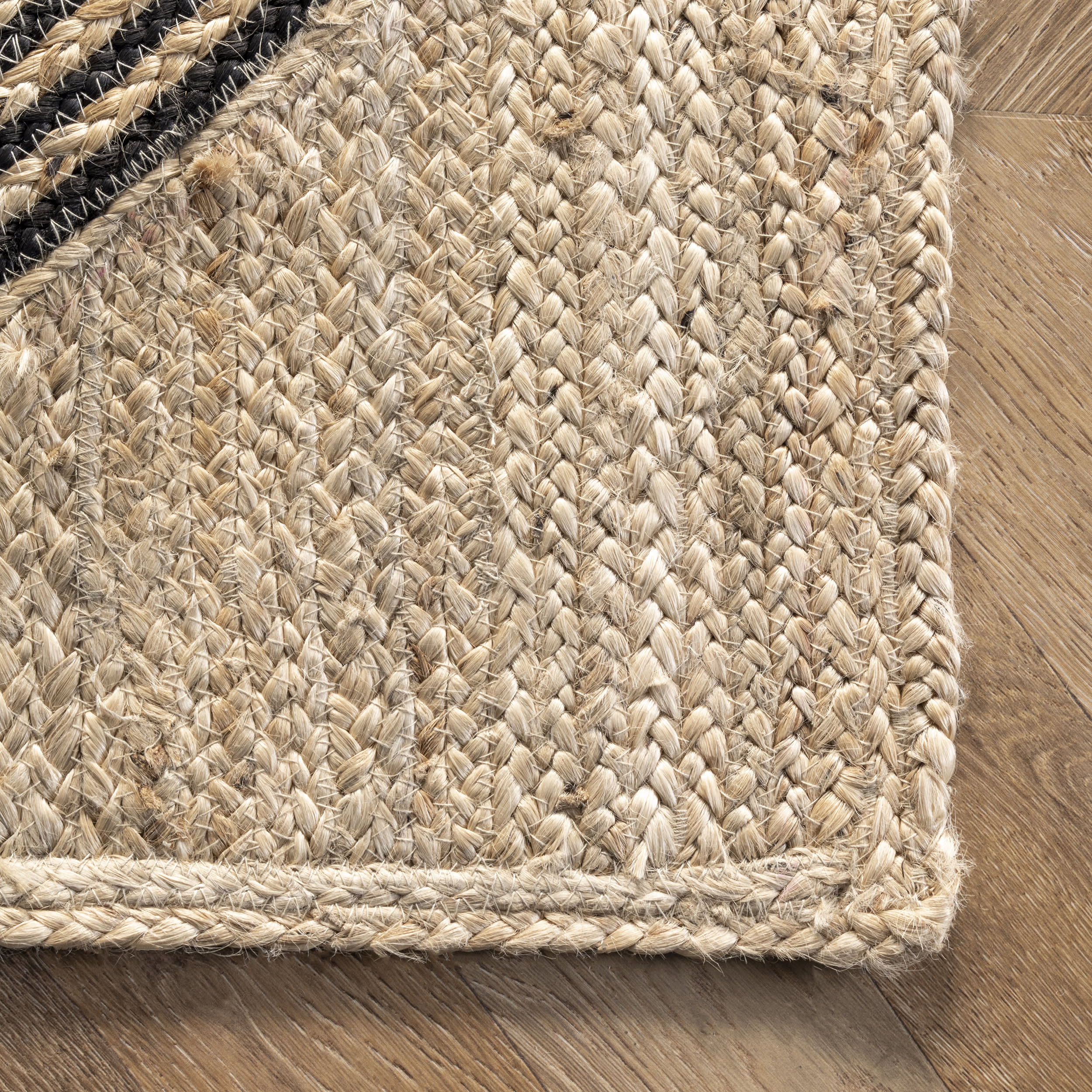 Axel Diamond Jute Rug | Natural - Image 3