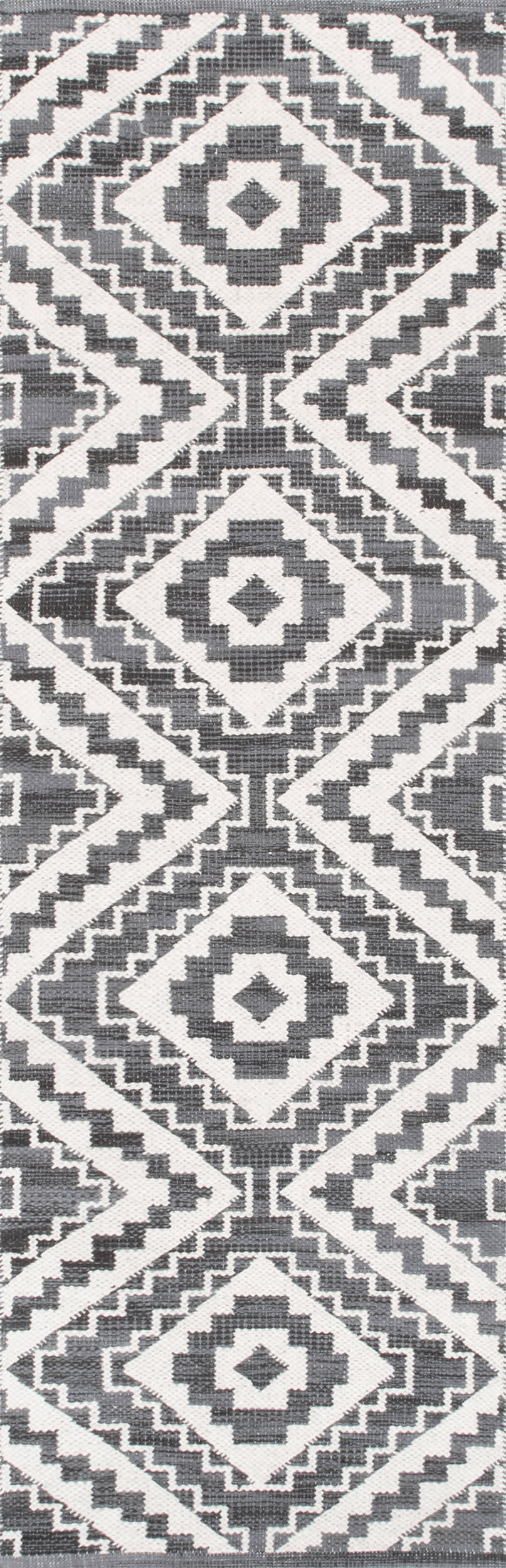 Aztec Trellis Rug | Grey