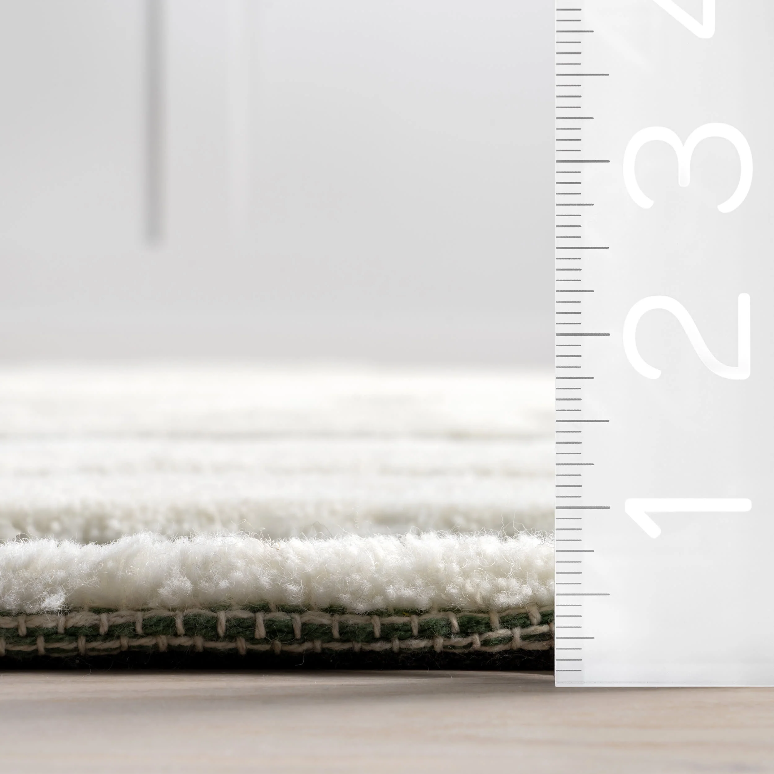 Babai New Zealand Wool Rug | Green - Image 5