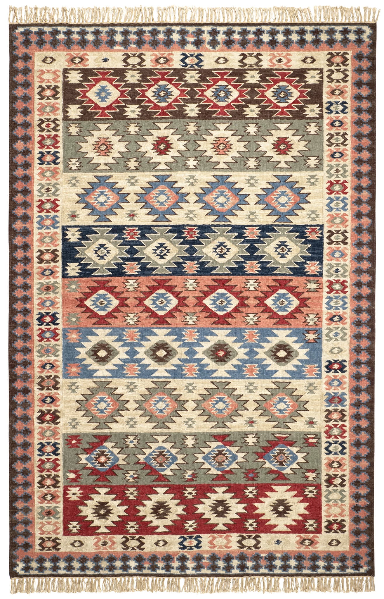 Balsam Kilim Handwoven Wool Rug | Multi
