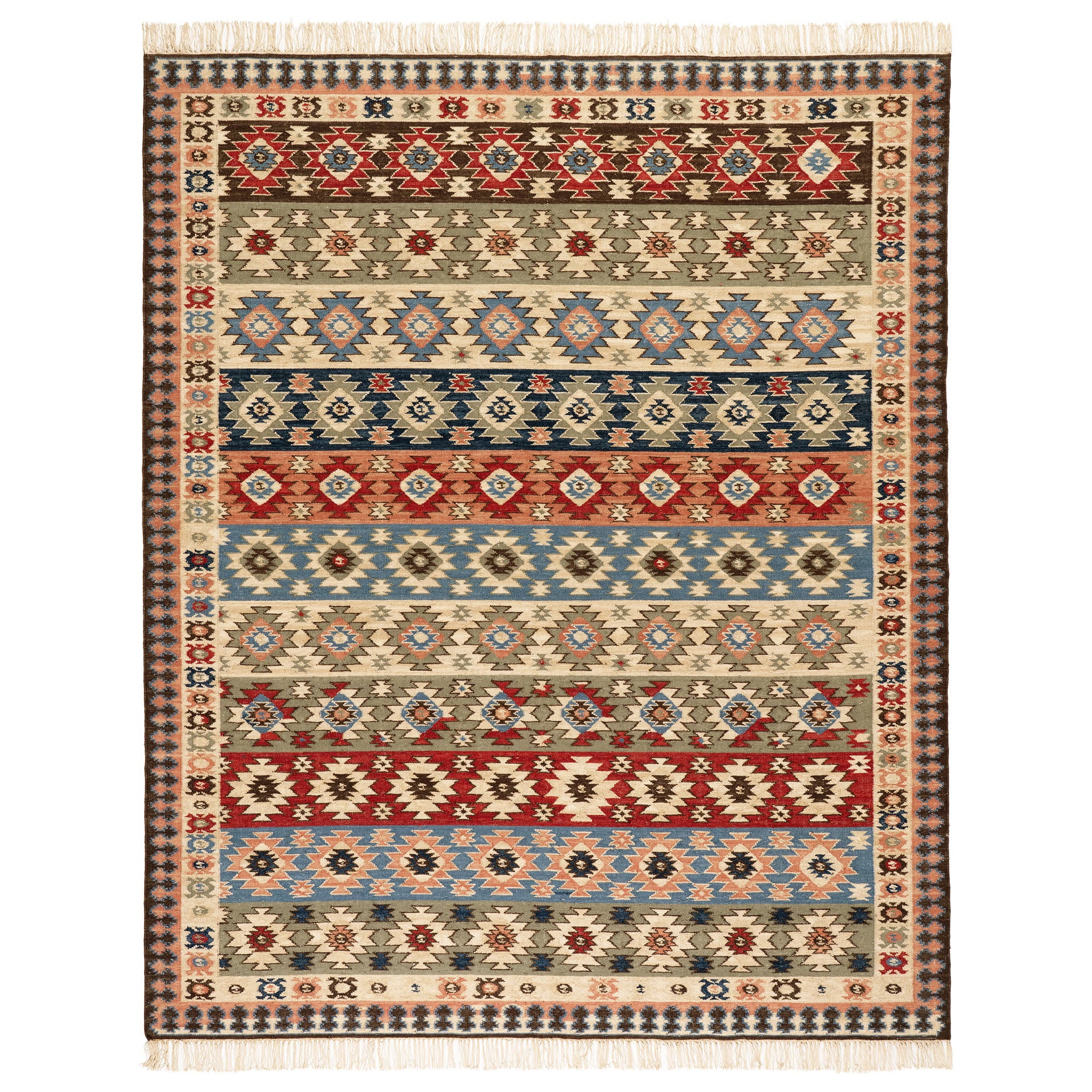 Balsam Kilim Handwoven Wool Rug | Multi - Image 2