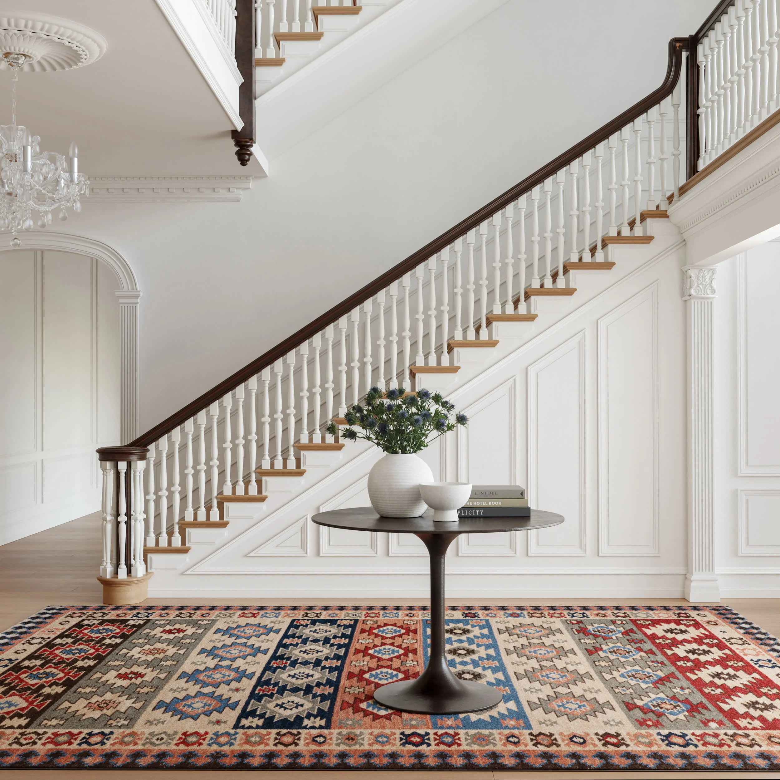 Balsam Kilim Machine Washable Rug | Multi - Image 2