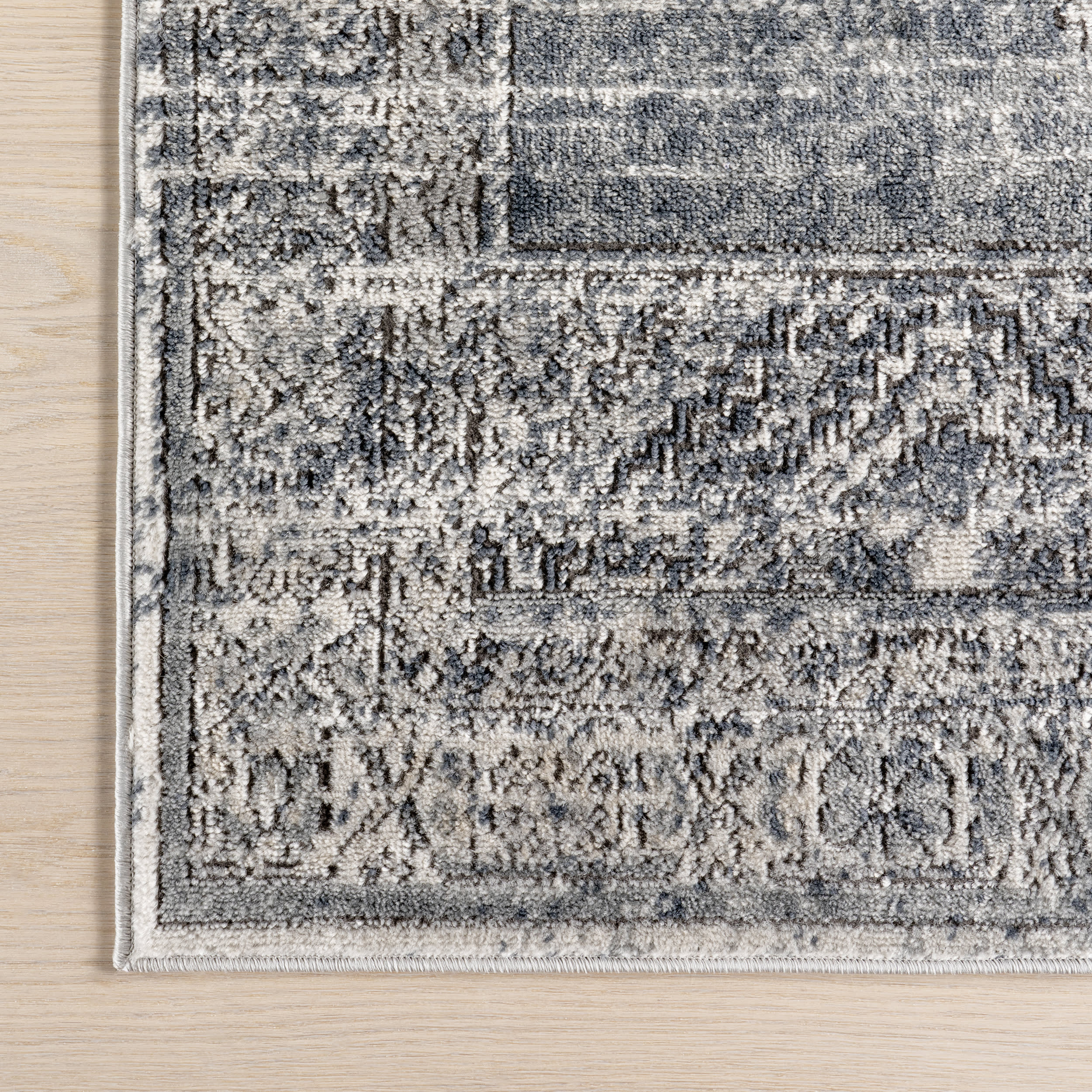 Barbed Iris Medallion Rug | Blue - Image 4