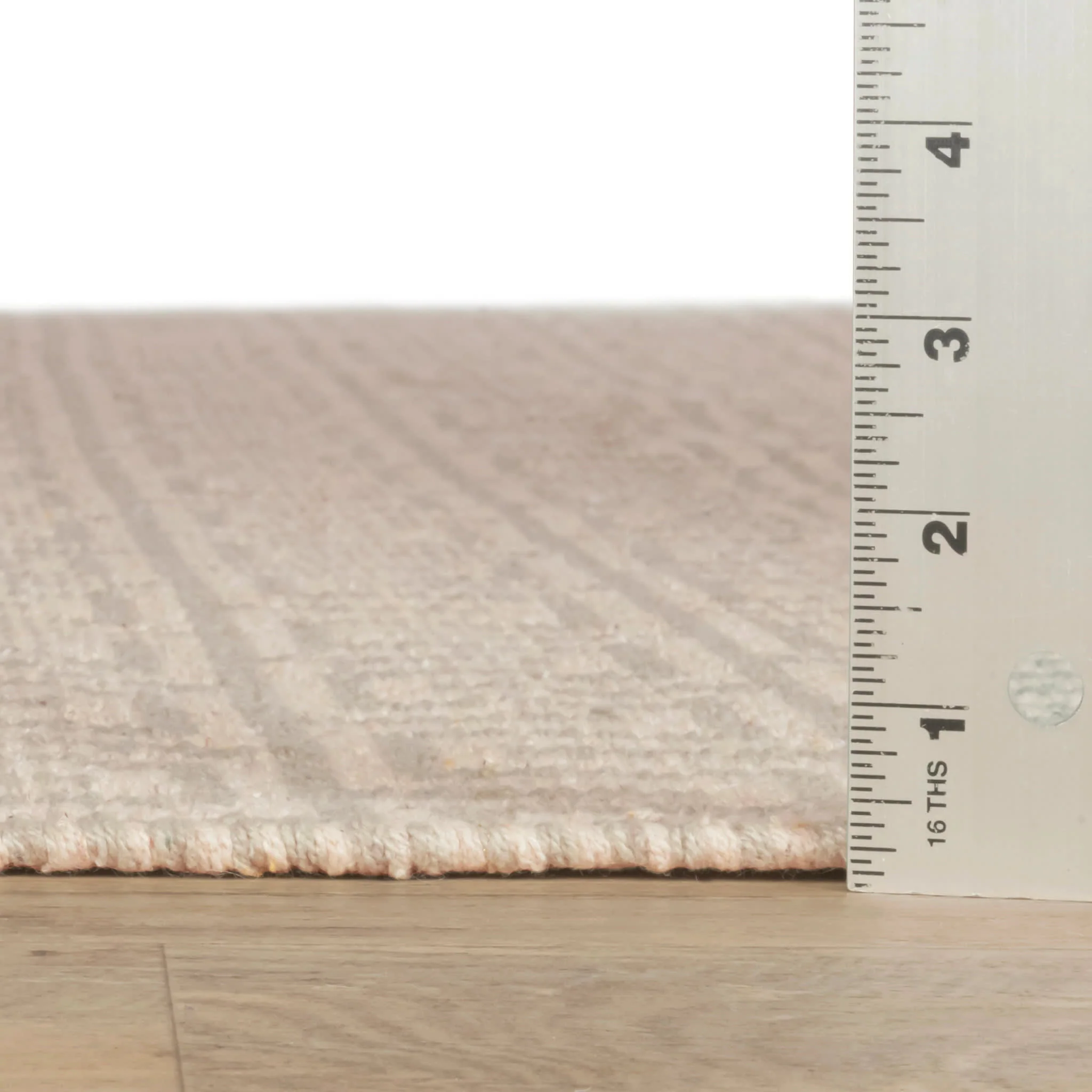 Bare Handwoven Cotton Rug | Grey - Image 4