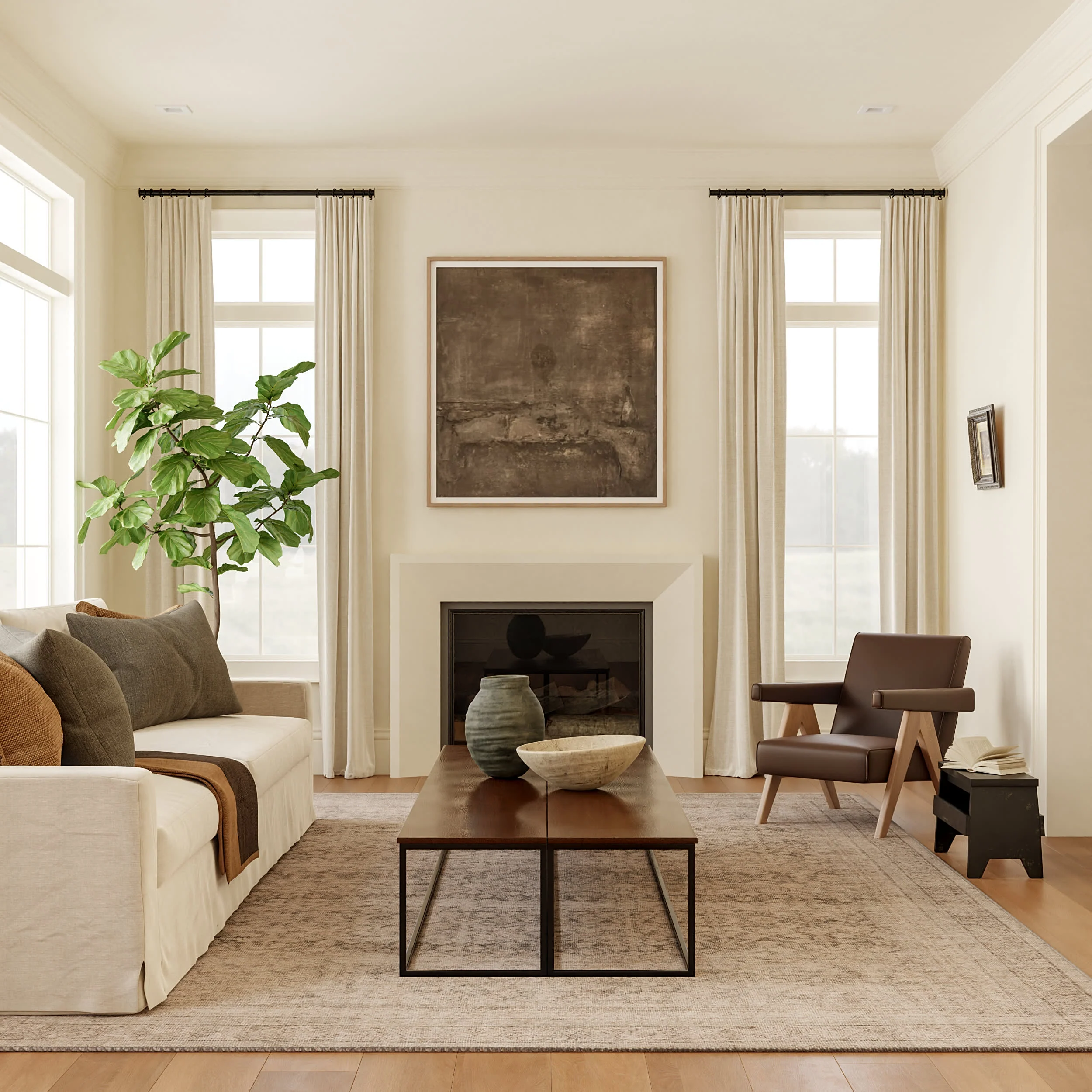 Basking Ridge Antiqued Jute-Blend Rug | Grey - Image 2
