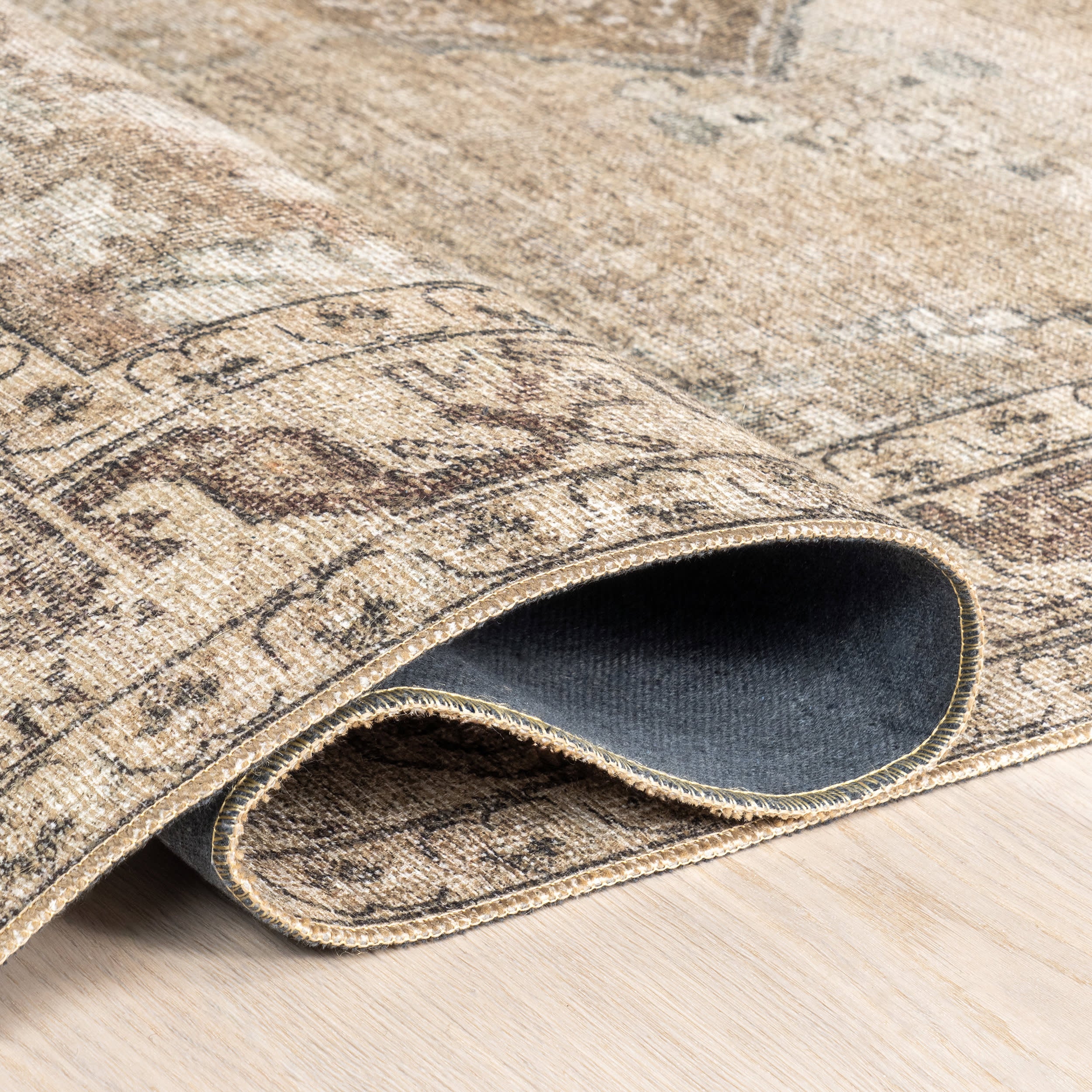 Bay Head Antiqued Jute-Blend Rug | Beige - Image 10
