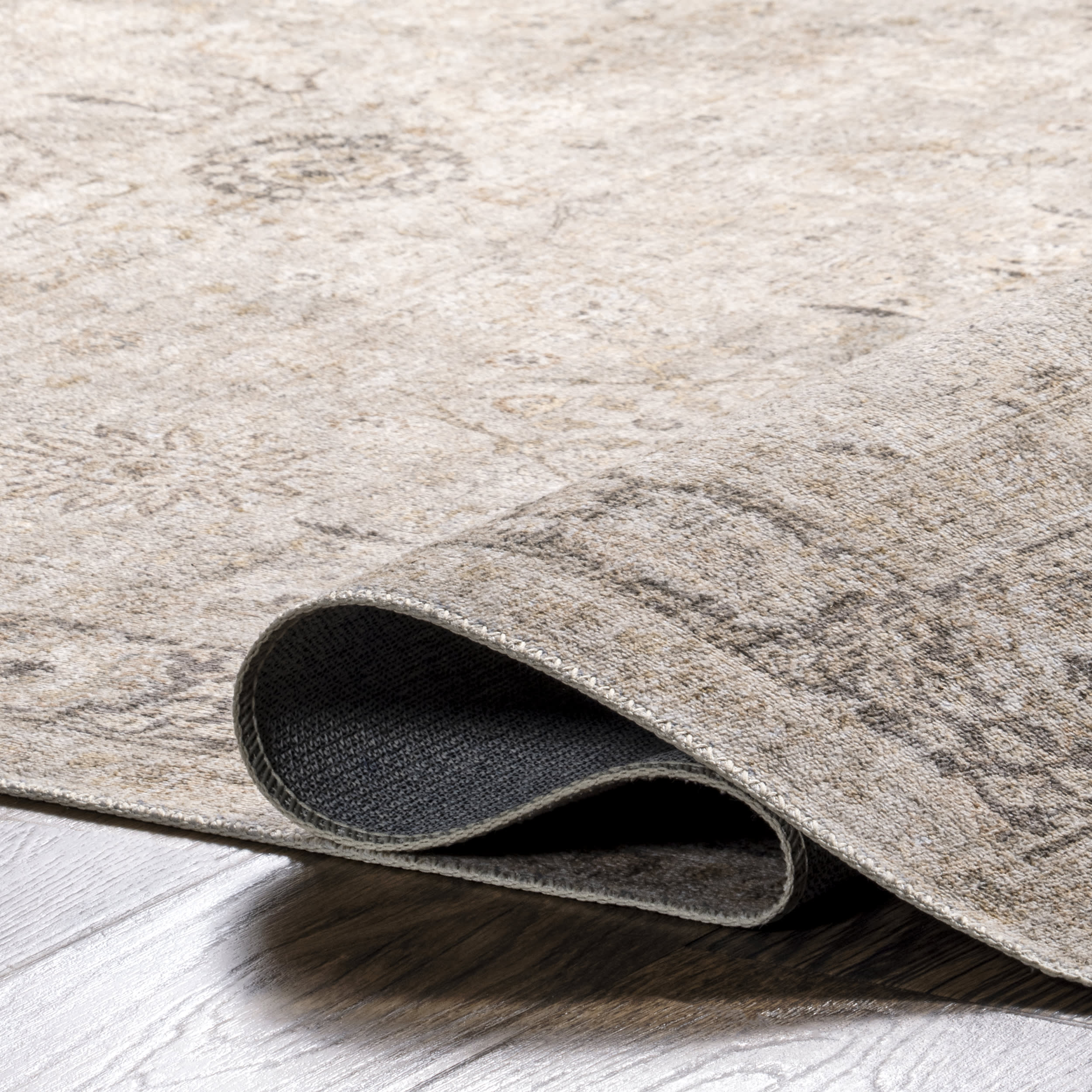 Bayberry Vintage Washable Rug | Sand - Image 7