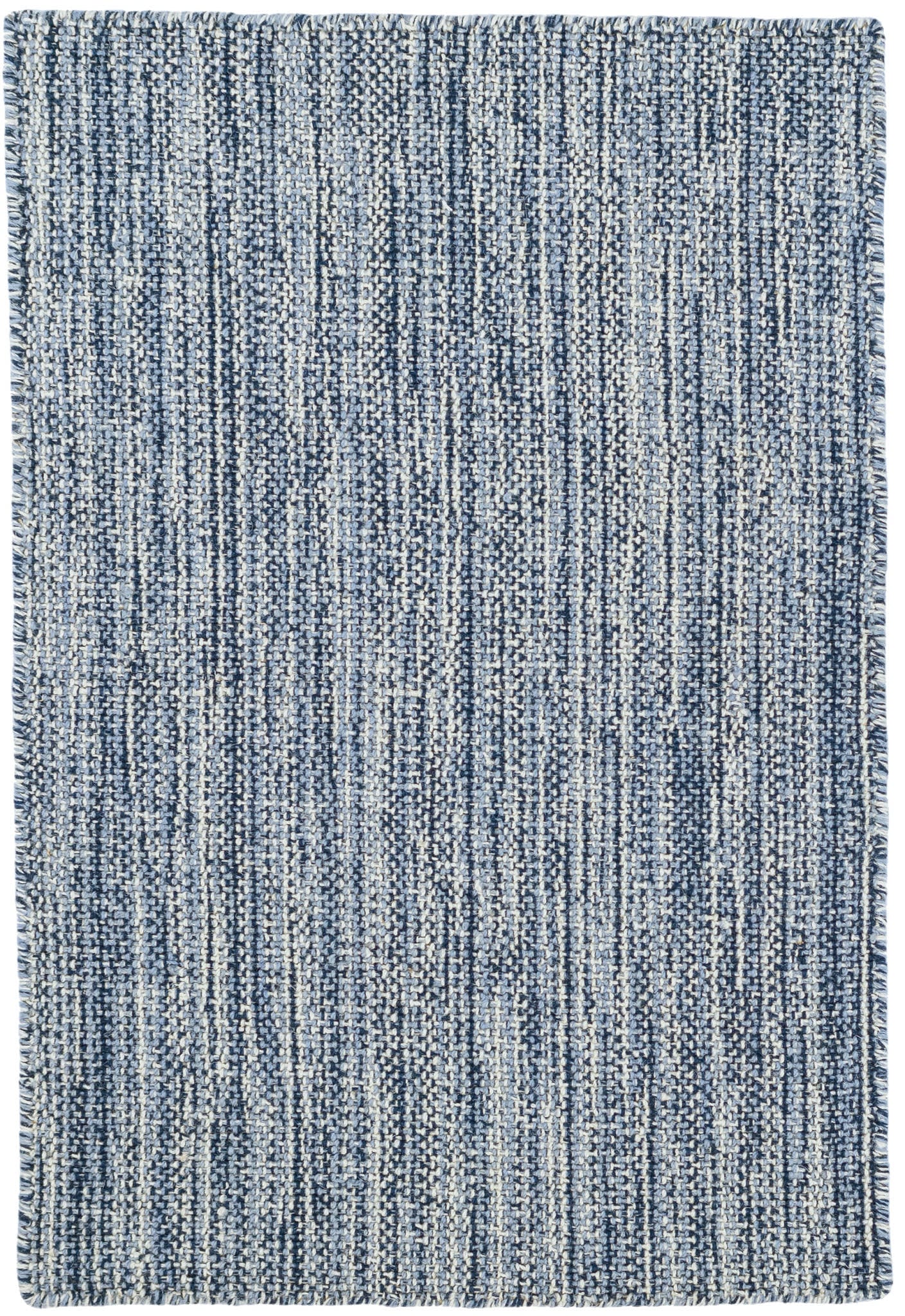 Bella Handwoven Wool Rug by Bunny Williams | Navy