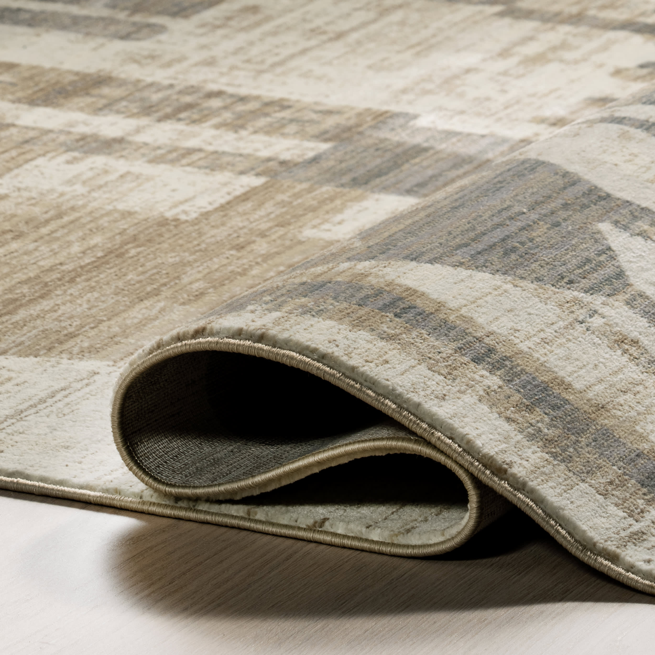 Bheri Abstract Rug | Beige - Image 8