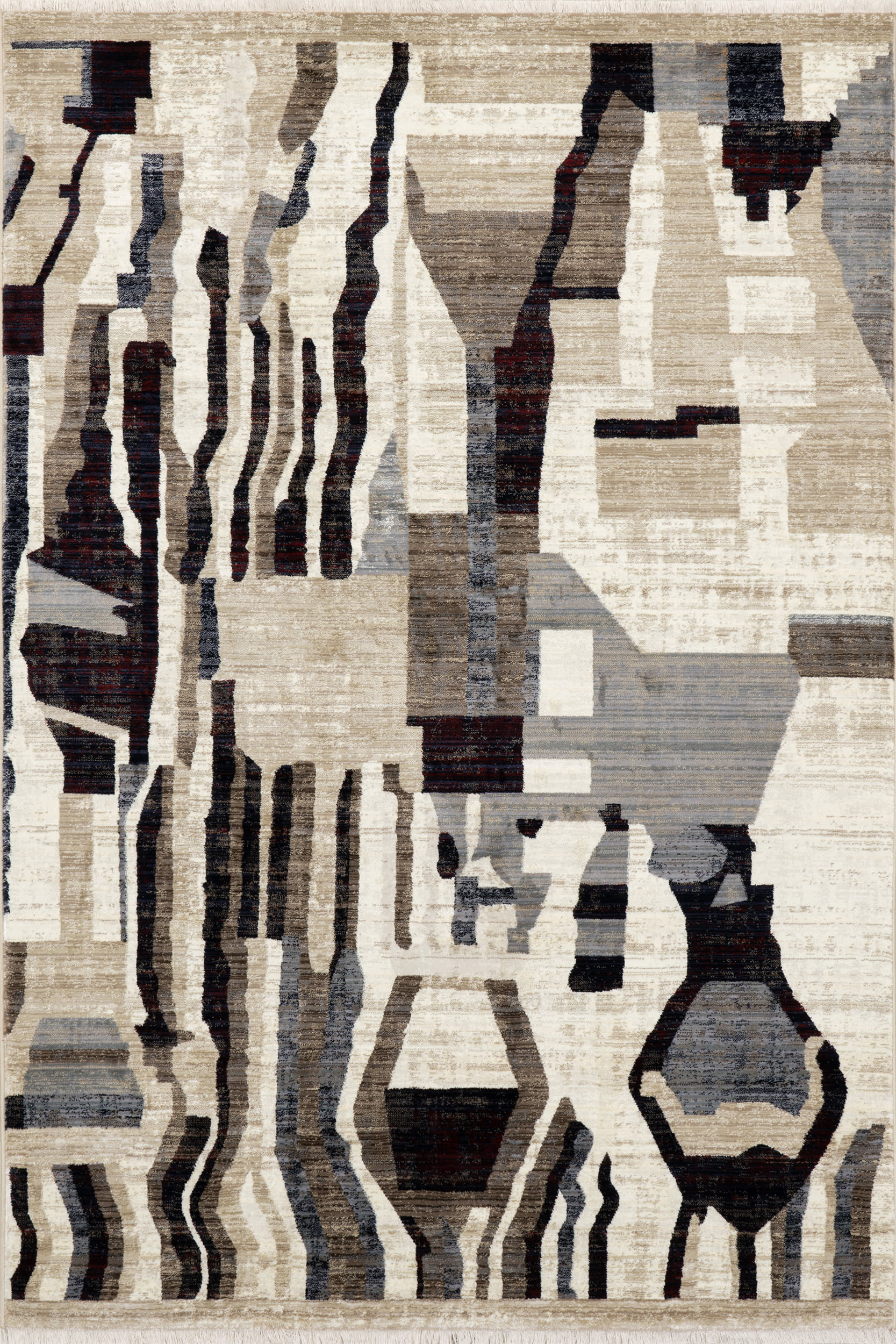 Bheri Abstract Rug | Multicolor