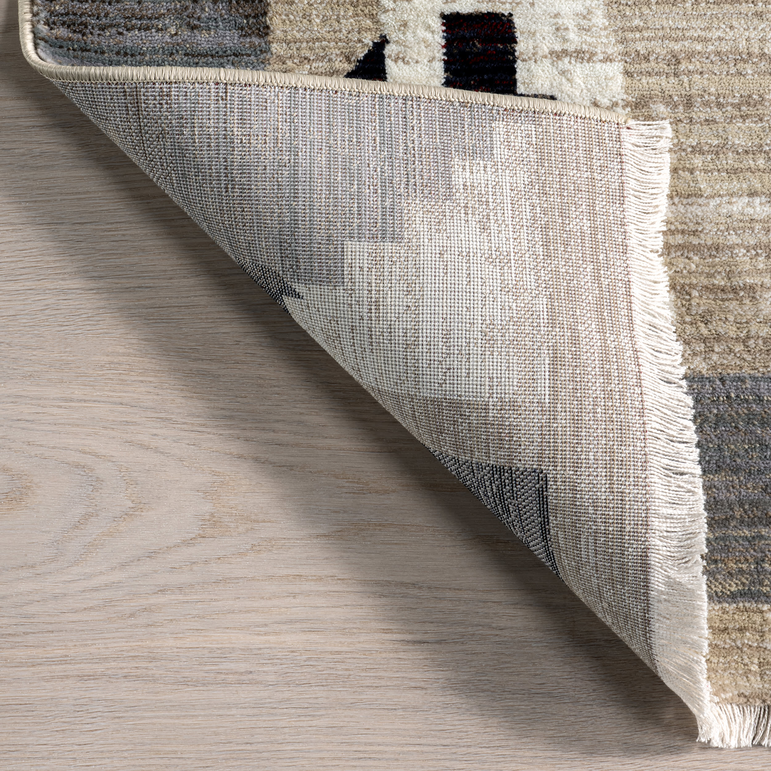Bheri Abstract Rug | Multicolor - Image 4