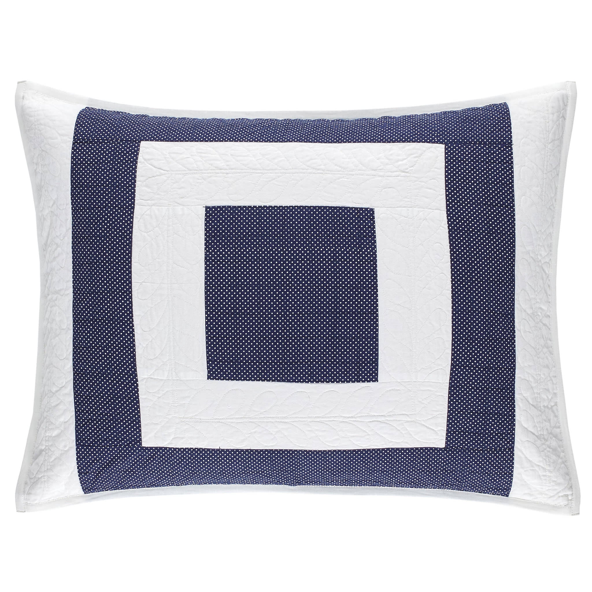 Birch Point Quilted Sham | Navy - Image 2