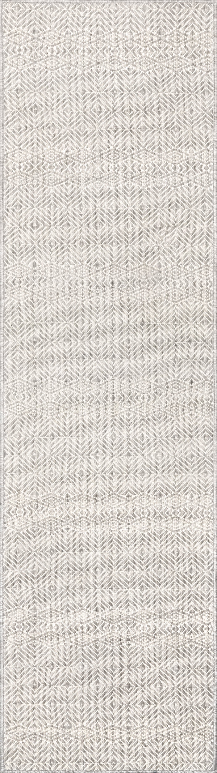 Birdseye Striped Indoor/Outdoor Rug | Grey